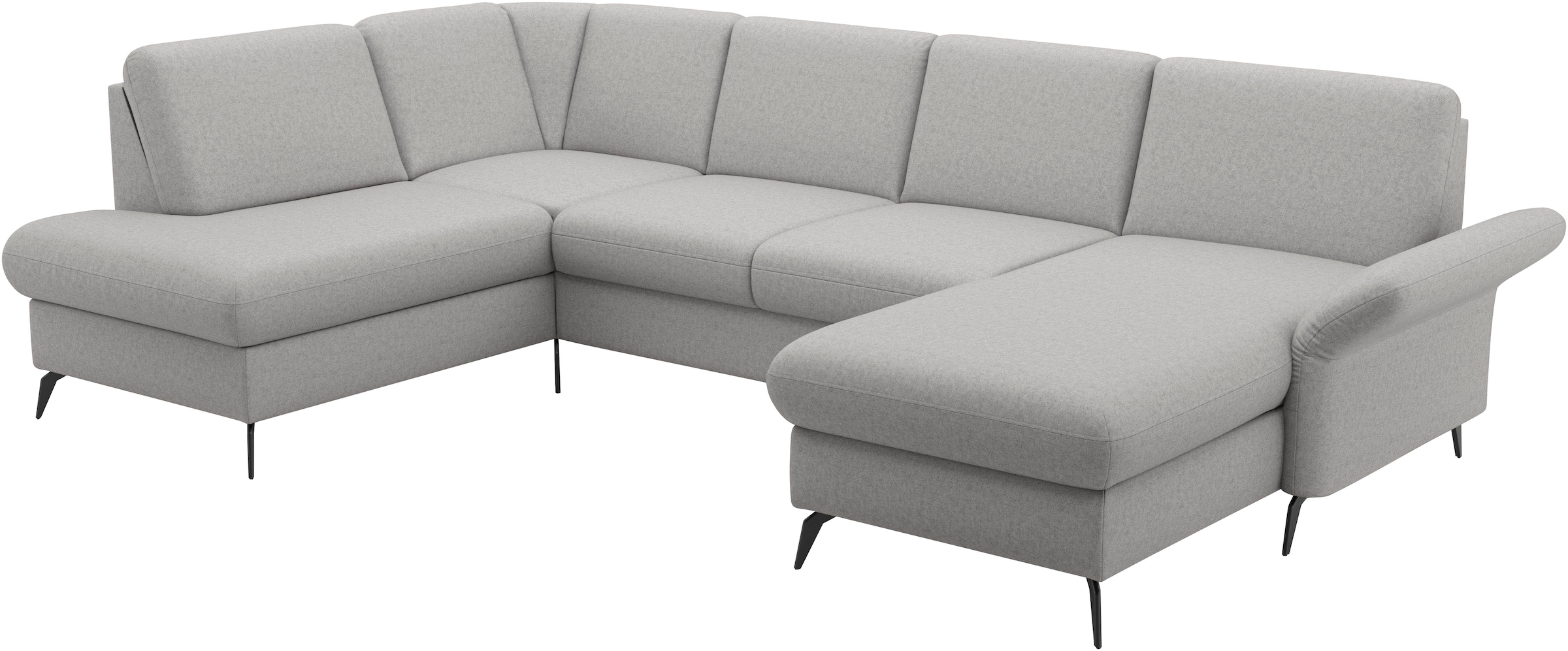 Home affaire Wohnlandschaft »Rochelle«, optional: Armteilverstellung, klappbar, Bettkasen
