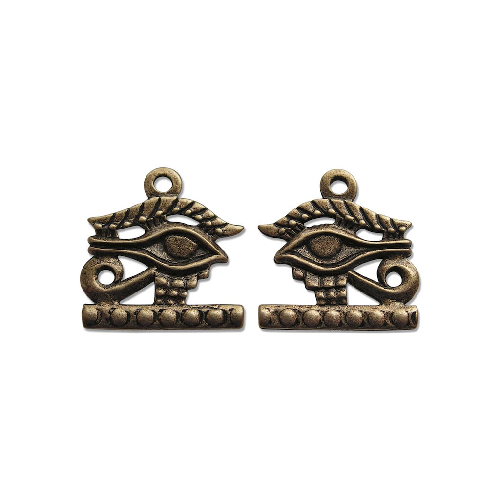 Adelia´s Amulett »Anhänger Alte Symbole Talisman« Udjat Auge des Horus Für Fruchtbarkeit und Stärke