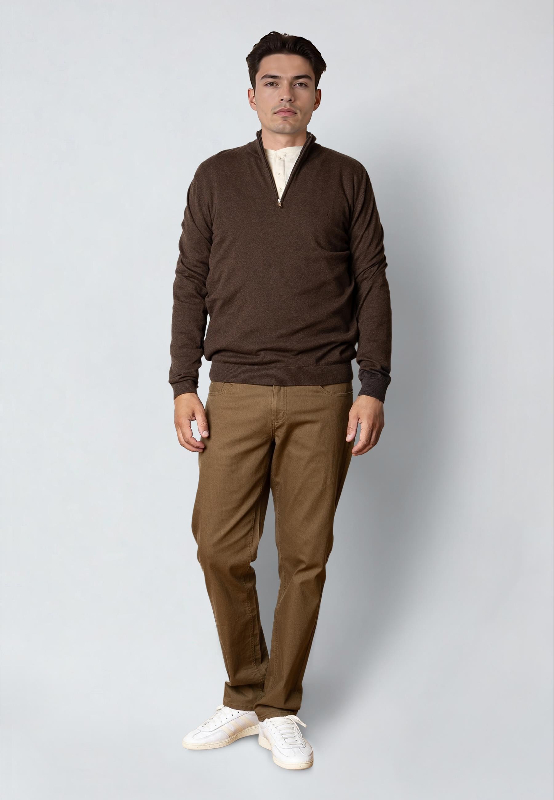 Clean Cut Copenhagen Sweater »Clean Cut Copenhagen Claude Half-Zip Knit«, 1 Stk.
