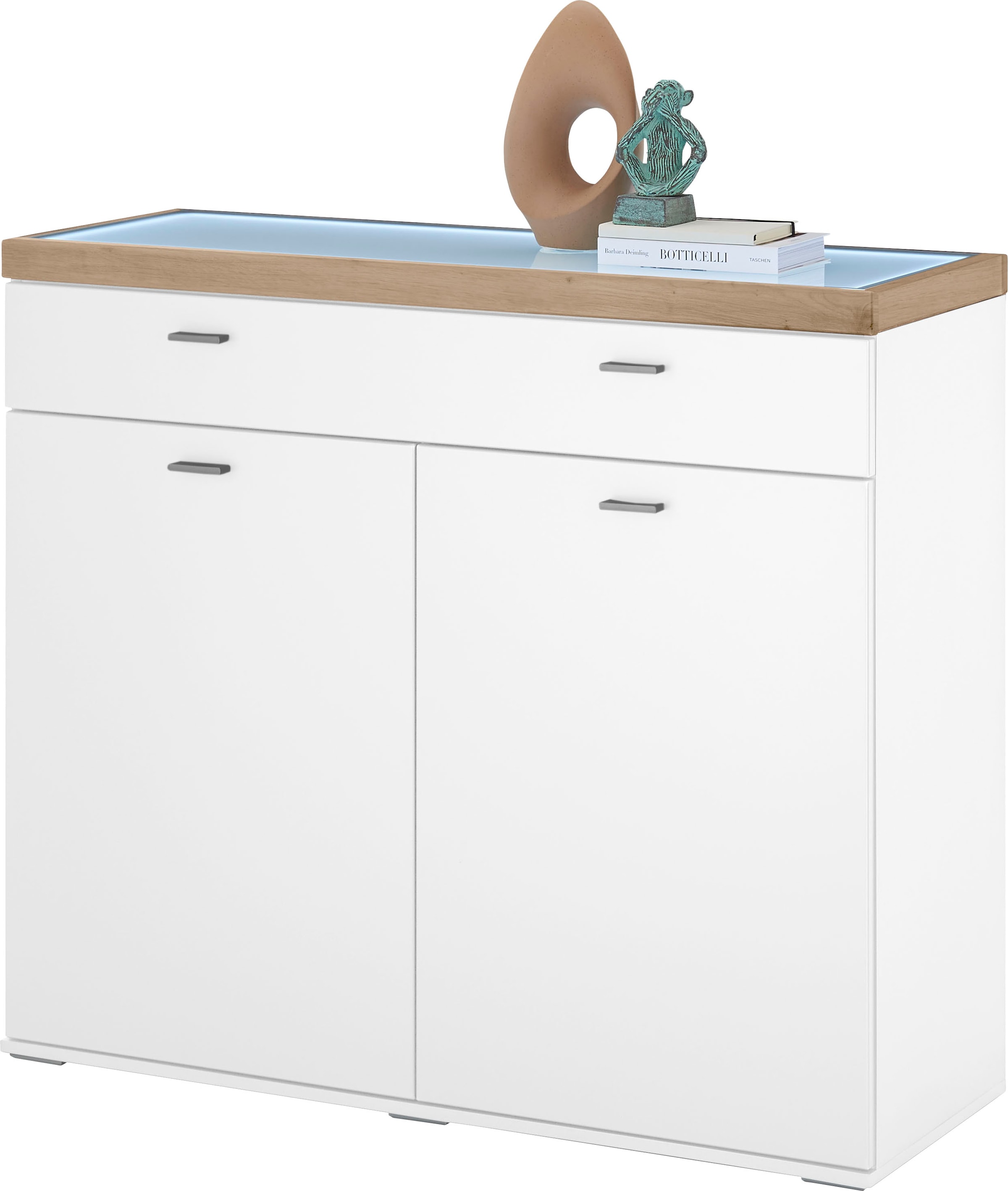 set one by Musterring Sideboard »Lancaster Dielen«, inklusive LED-Beleuchtung, mit einem Schubkasten, Breite 121 cm
