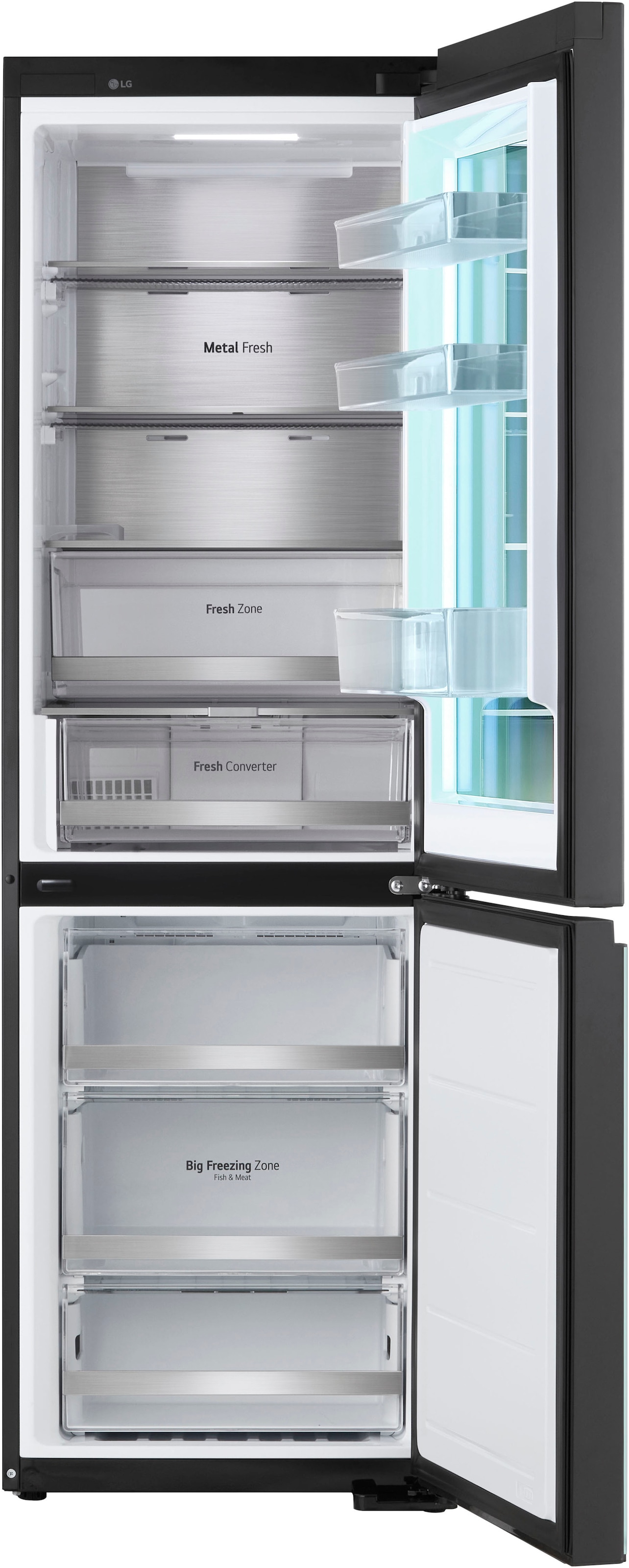 LG Kühl-/Gefrierkombination InstaView® »GBG719MDNN« 187 cm hoch 59,5 cm breit