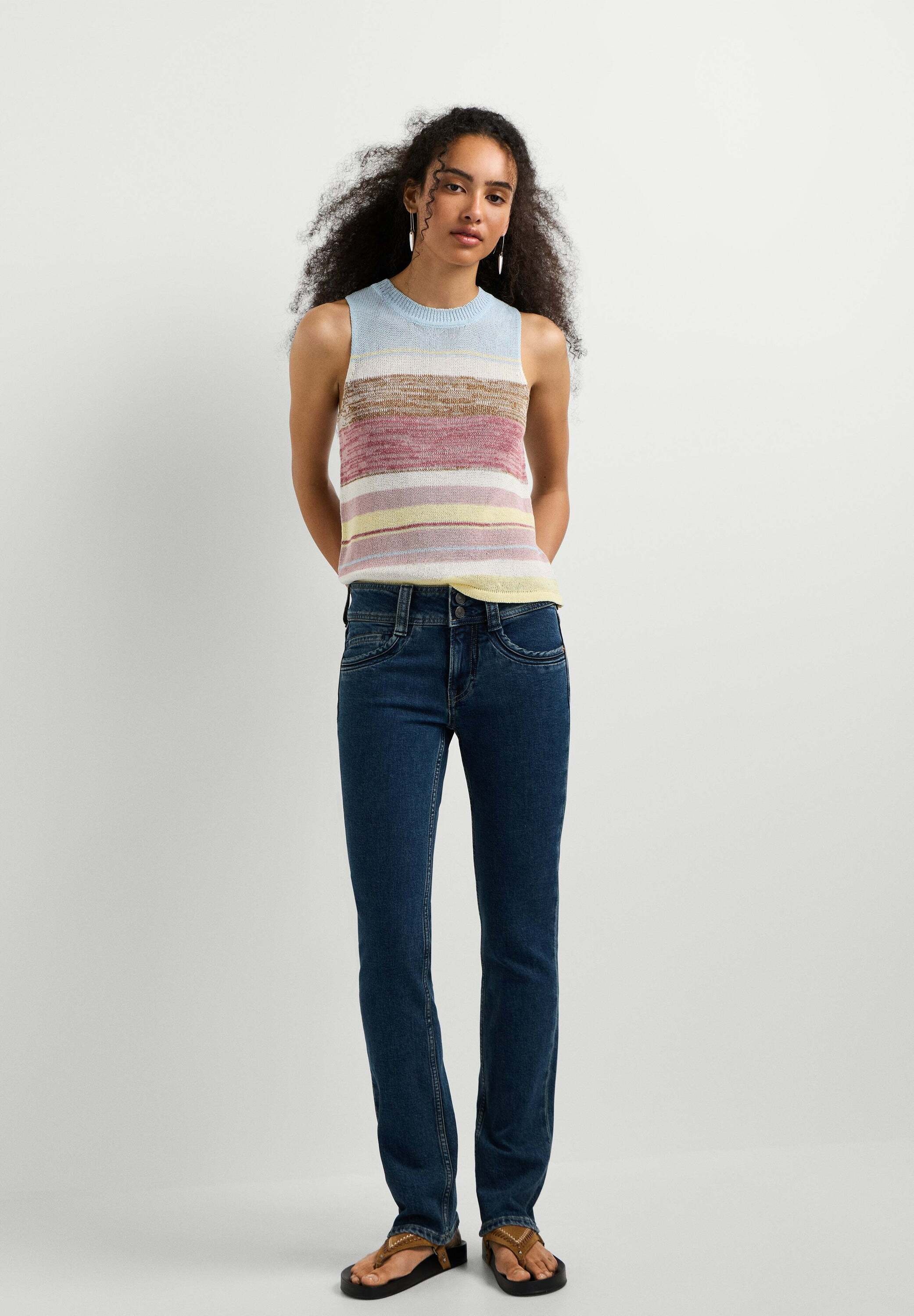 Pepe Jeans Slim-fit-Jeans "slim fit jeans SLIM JEANS MW GEN"