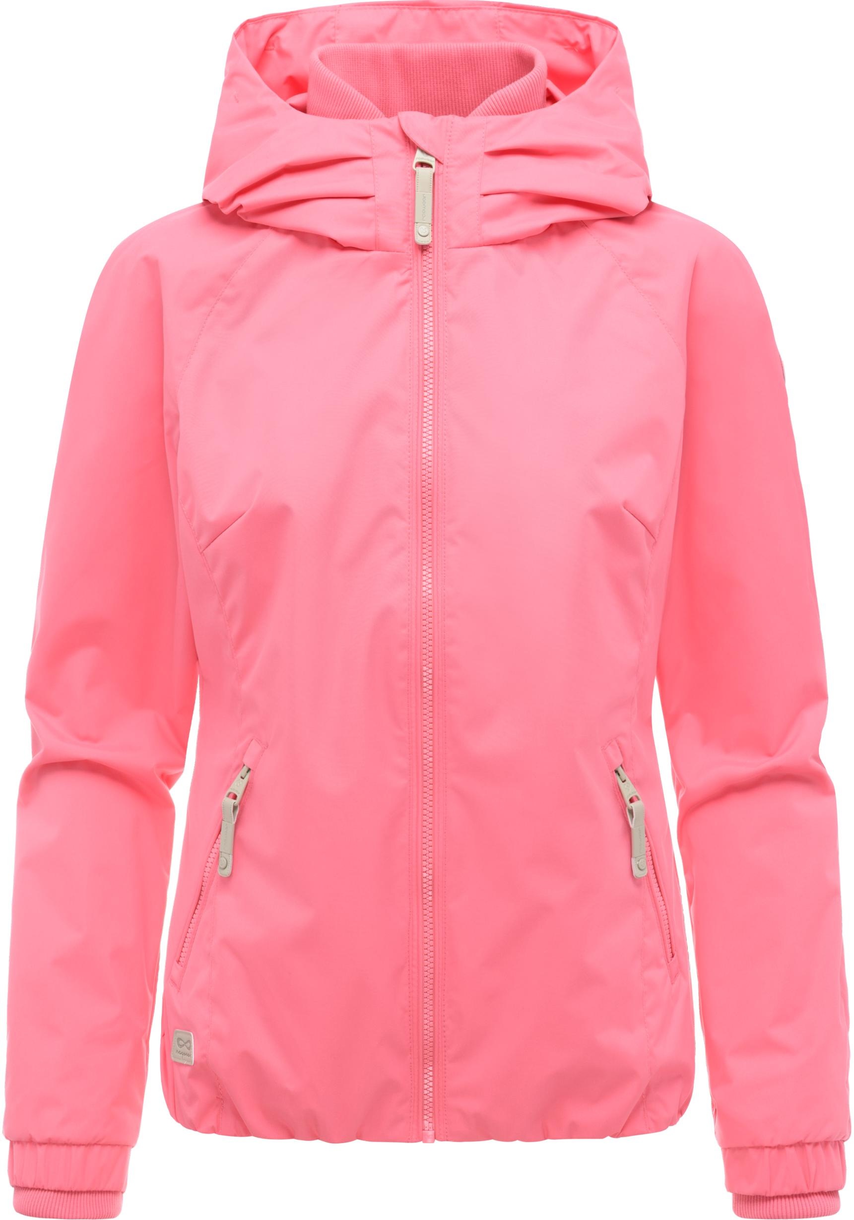 Ragwear Outdoorjacke "Dizzie" mit Kapuze Wasserdichte Übergangsjacke mit großer Kapuze
