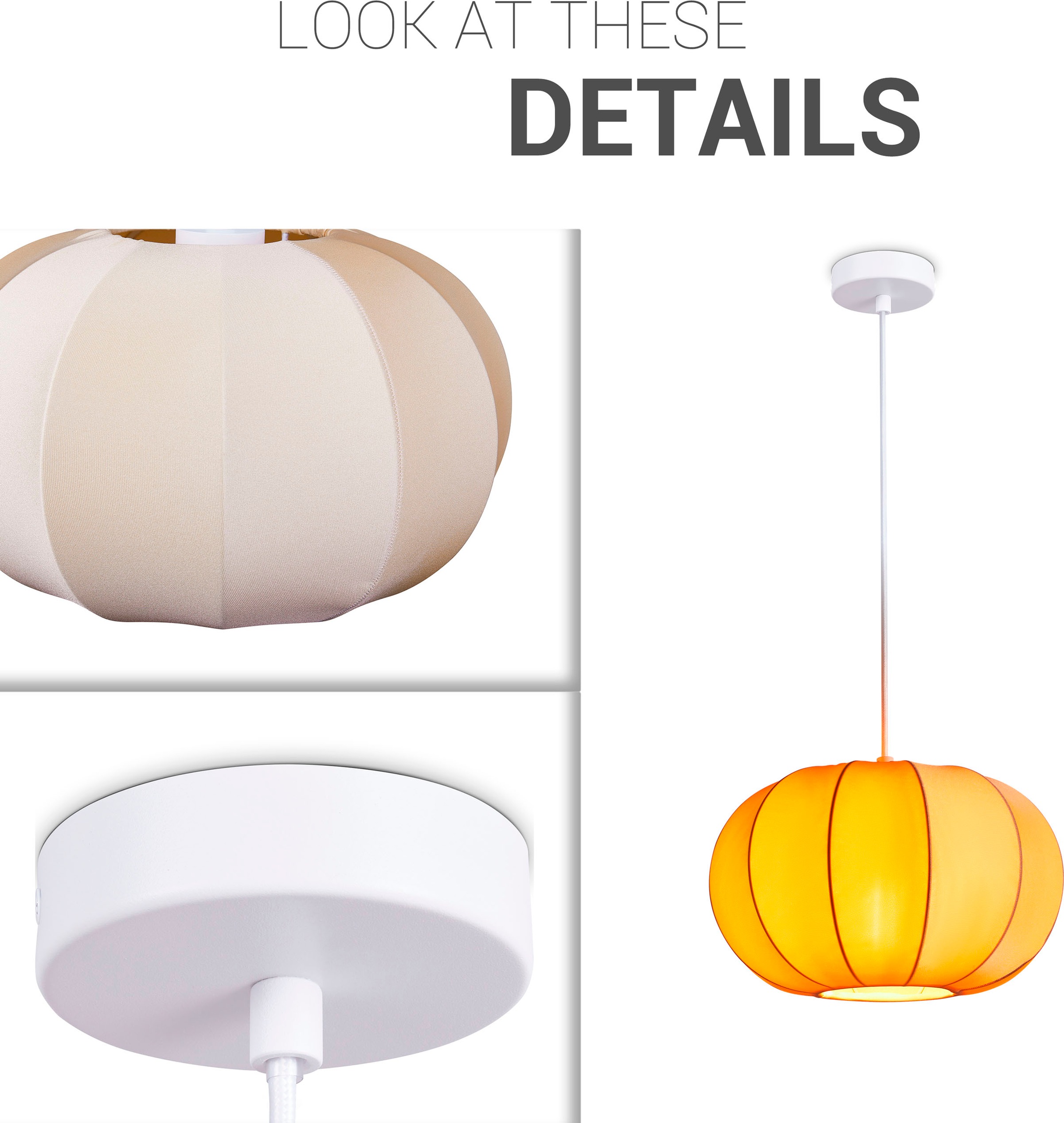 Paco Home Pendelleuchte »HUGO PD1«, 1 flammig, Leuchtmittel E27 | ohne Leuchtmittel