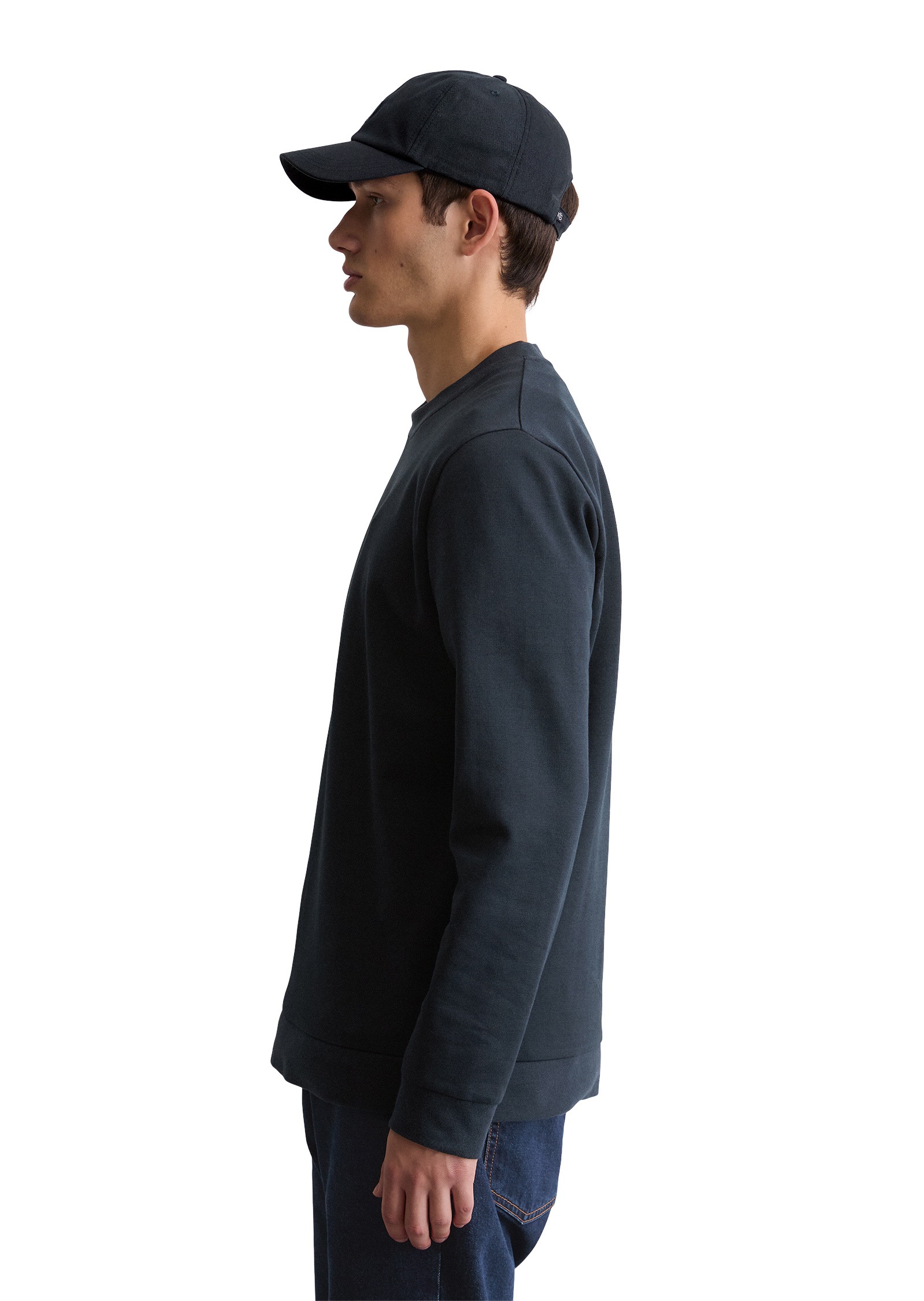 Marc O'Polo Sweatshirt »aus elastischem Bio-Baumwoll-Mix«