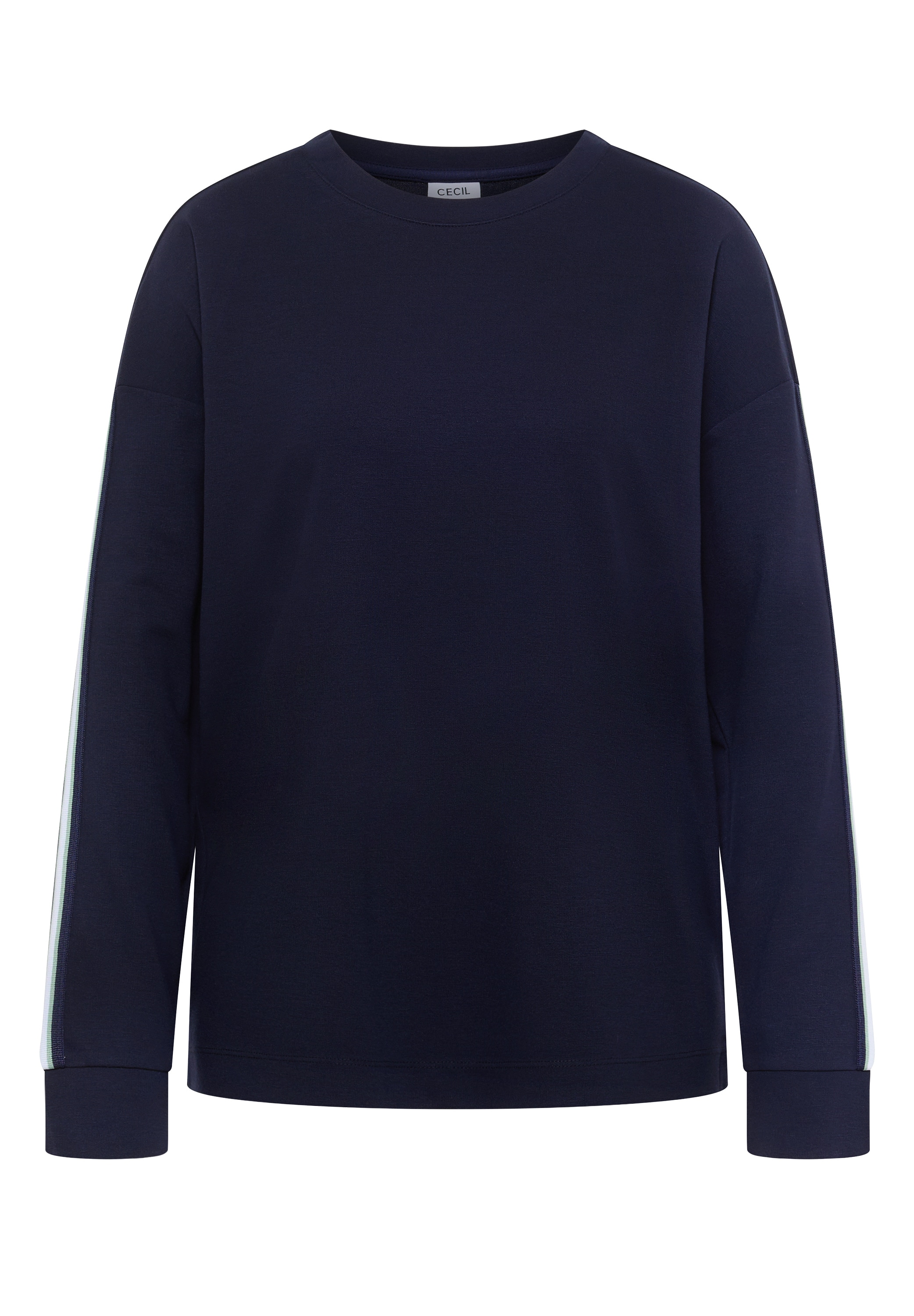 Cecil Sweatshirt , mit Tape Detail am Ärmel
