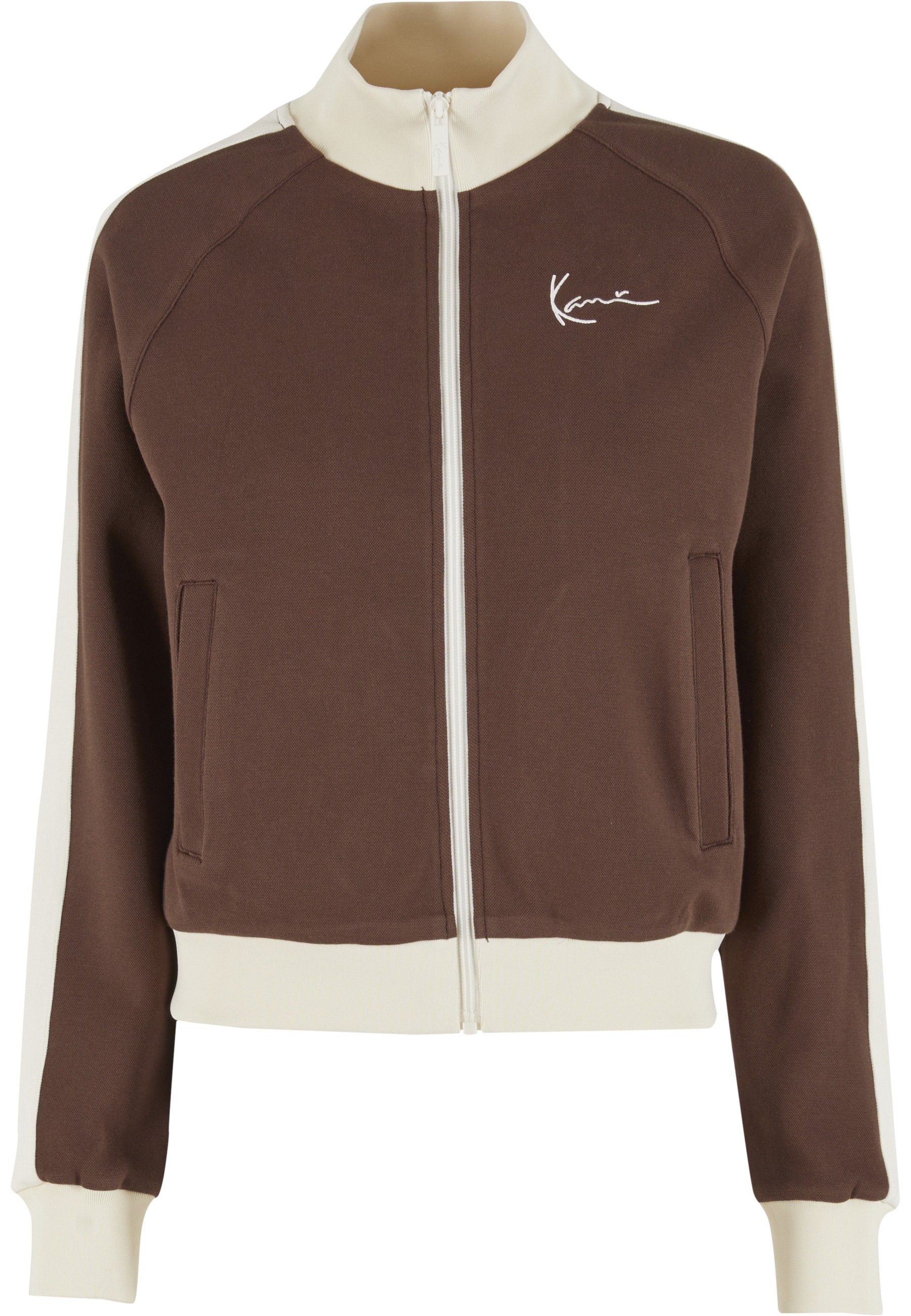 Karl Kani Outdoorjacke "Karl Kani Signature Sidestripe Trackjacket" 1 Stk. tlg. ohne Kapuze