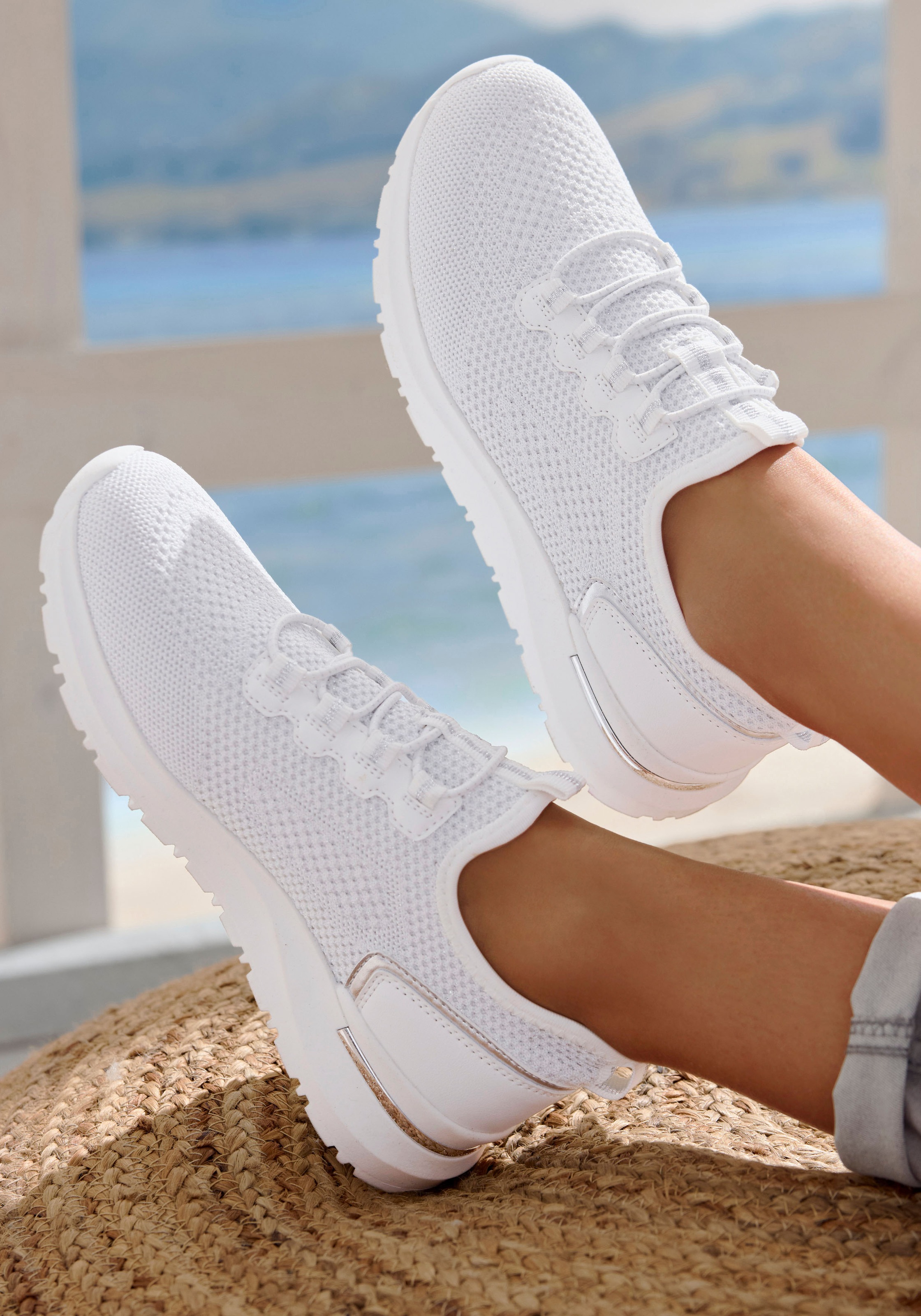 Vivance Sneaker "Freizeitschuh, Halbschuh, Turnschuh, Slip-On-Sneaker," mit günstig online kaufen