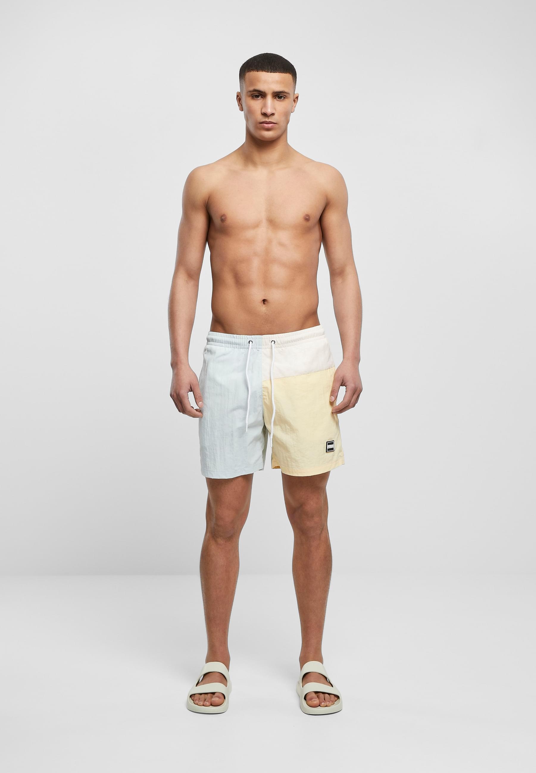 URBAN CLASSICS Badeshorts »Urban Classics Herren 3 Block Swim Shorts«
