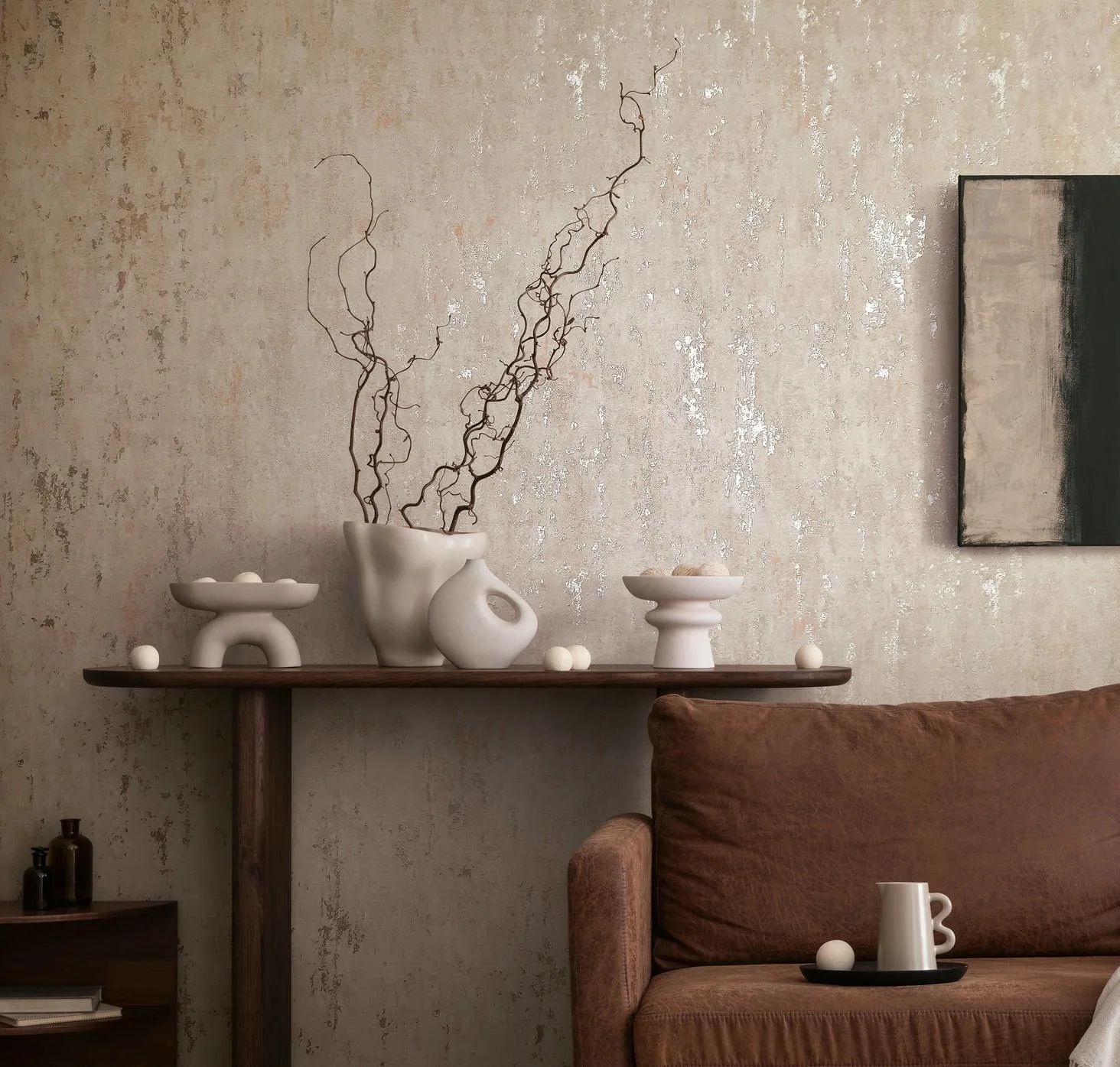 Marburg Vliestapete »Tapete Calm Concrete« urban geprägt moderne Vliestapete für Wohnzimmer Schlafzimmer Küche