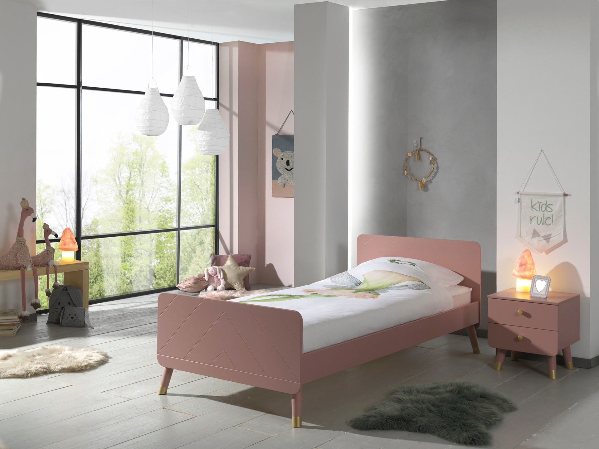 Vipack Jugendzimmer-Set "Billy" Set, Bett, Nachttisch; Made in Europe, 2 St günstig online kaufen