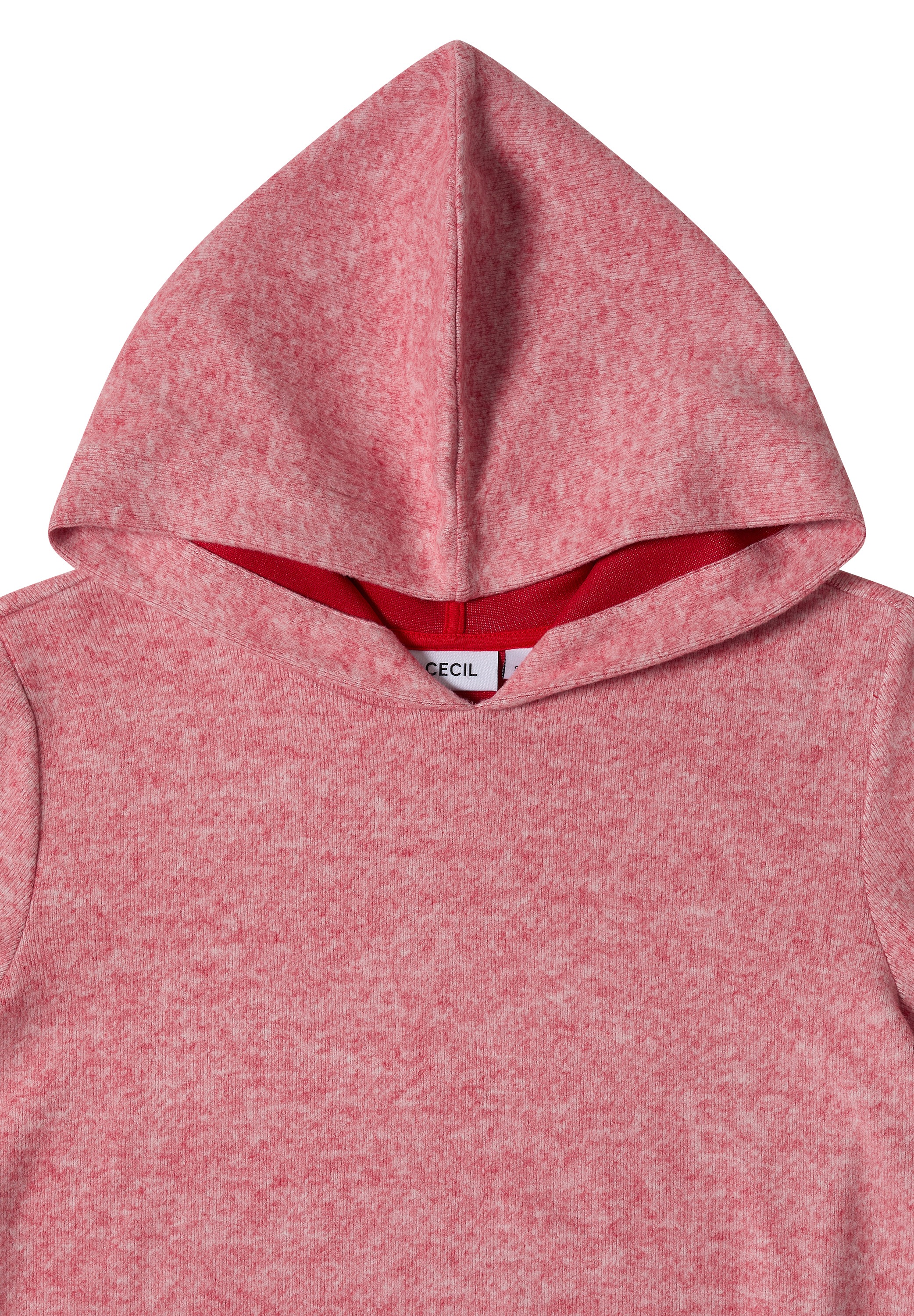 Cecil Kapuzensweatshirt , 3/4-Arm-Shirt im Melange-Look
