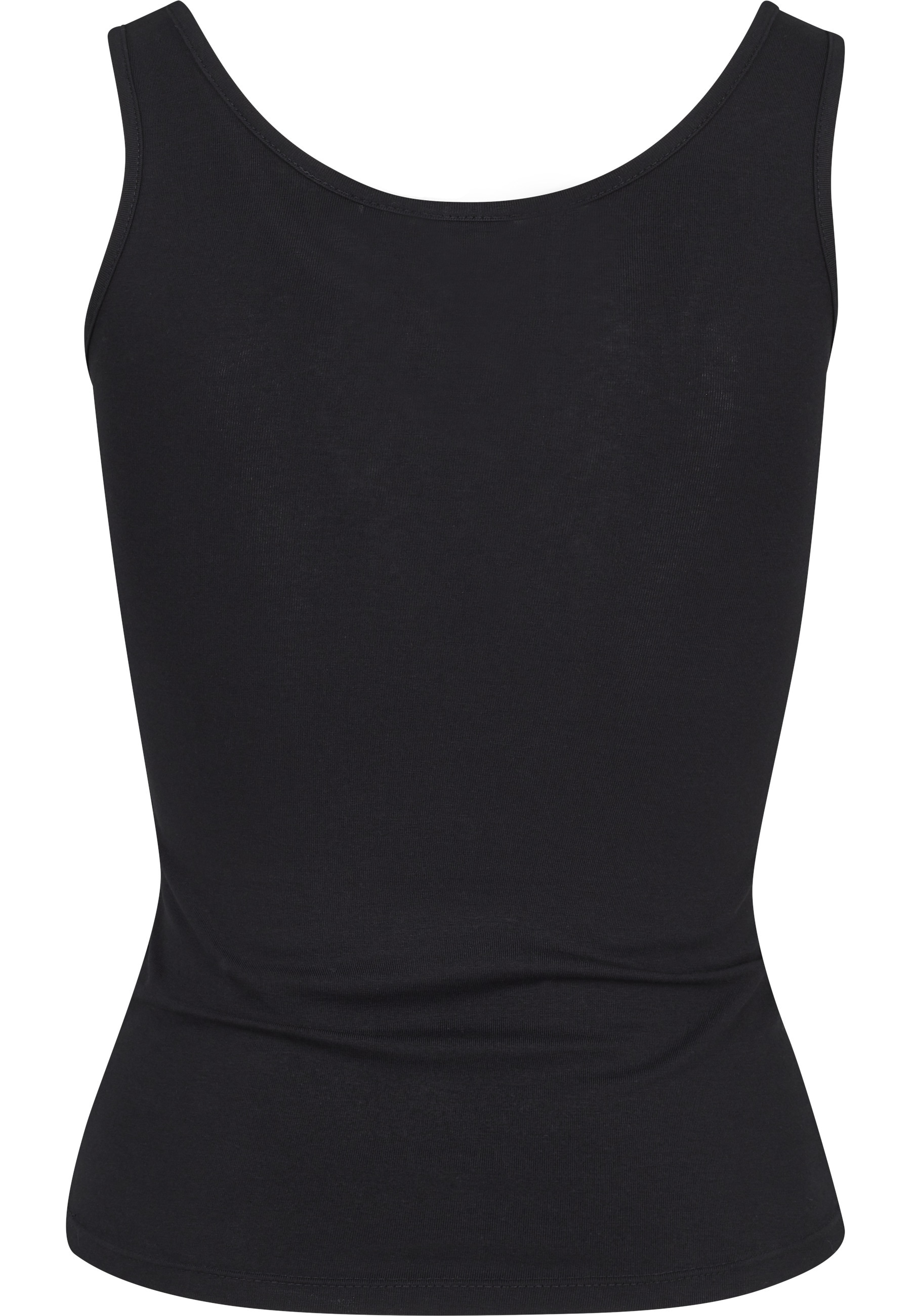 URBAN CLASSICS Tanktop »Urban Classics Damen Ladies 2-Pack Basic Stretch Top« 1 Stk.