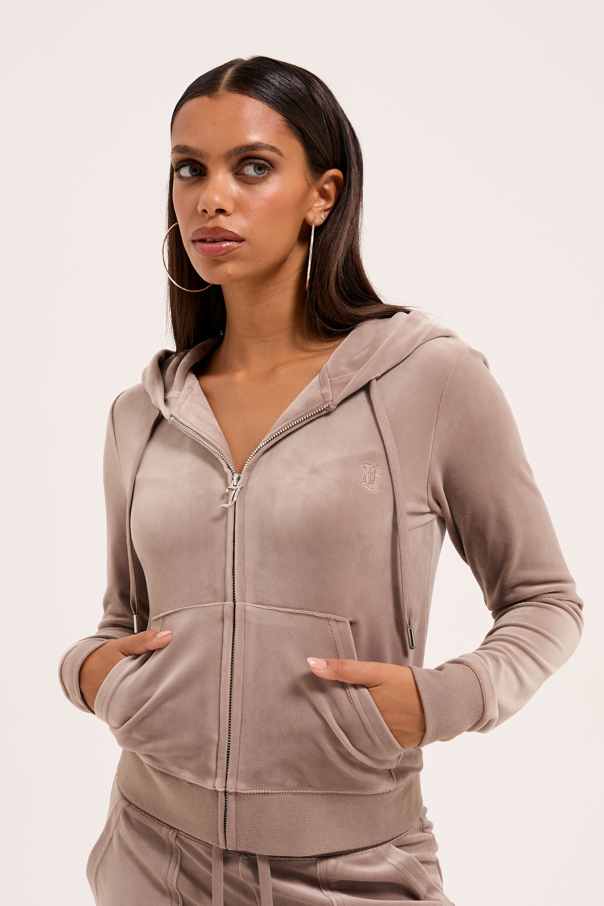Juicy Couture Kapuzennickijacke "ROBERTSON HOODIE . Damen" mit Kapuze Train günstig online kaufen