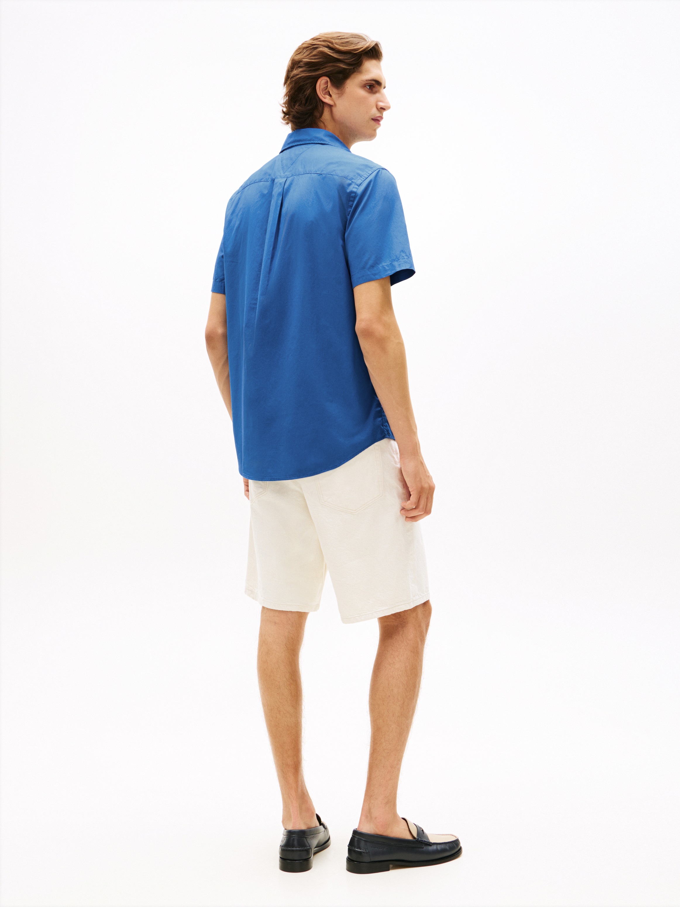 Tommy Hilfiger Kurzarmhemd »FLEX POPLIN SOLID« Regular fit mit Button-Down-Kragen