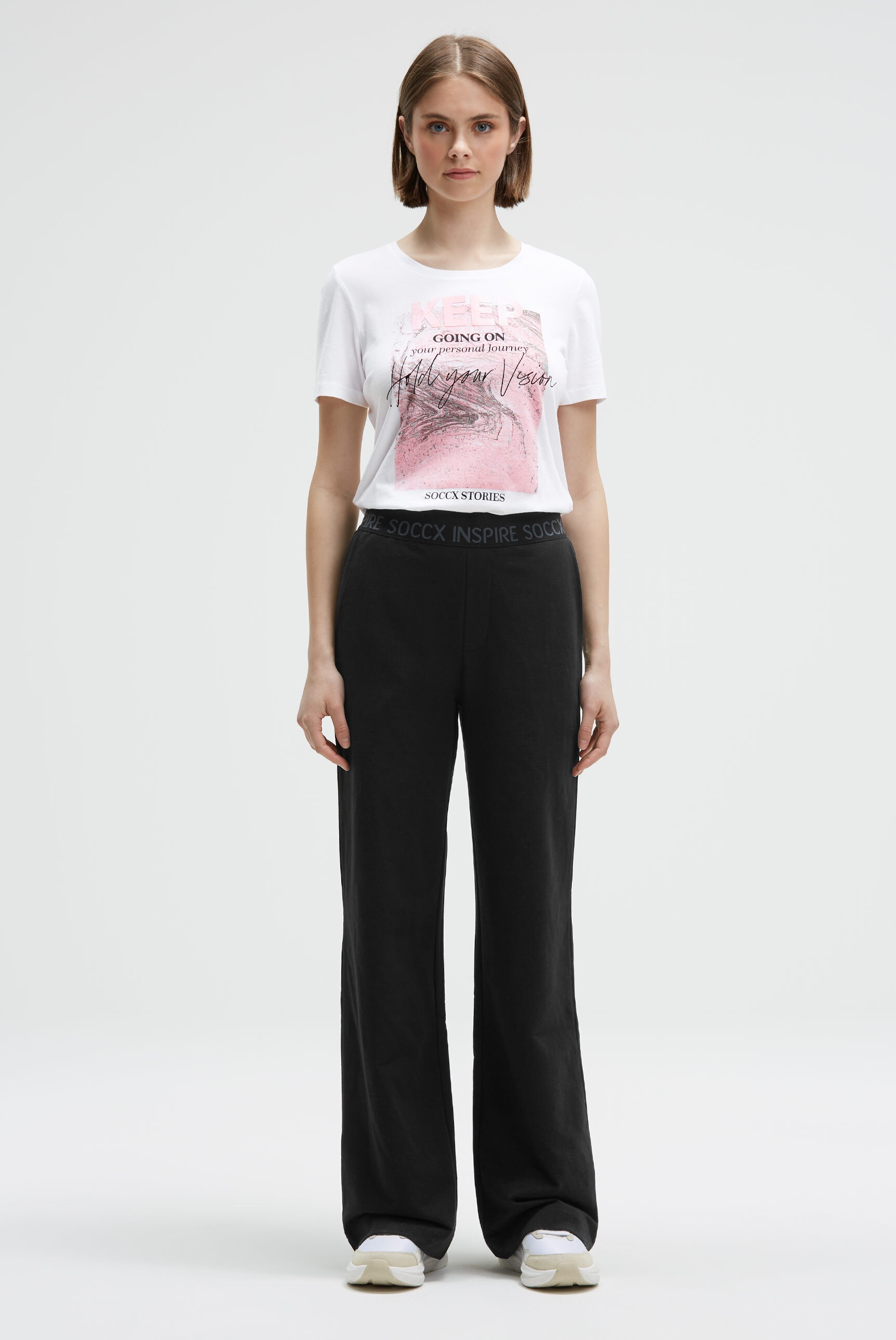 Thumbnail - SOCCX Schlupfhose mit Elastikbund