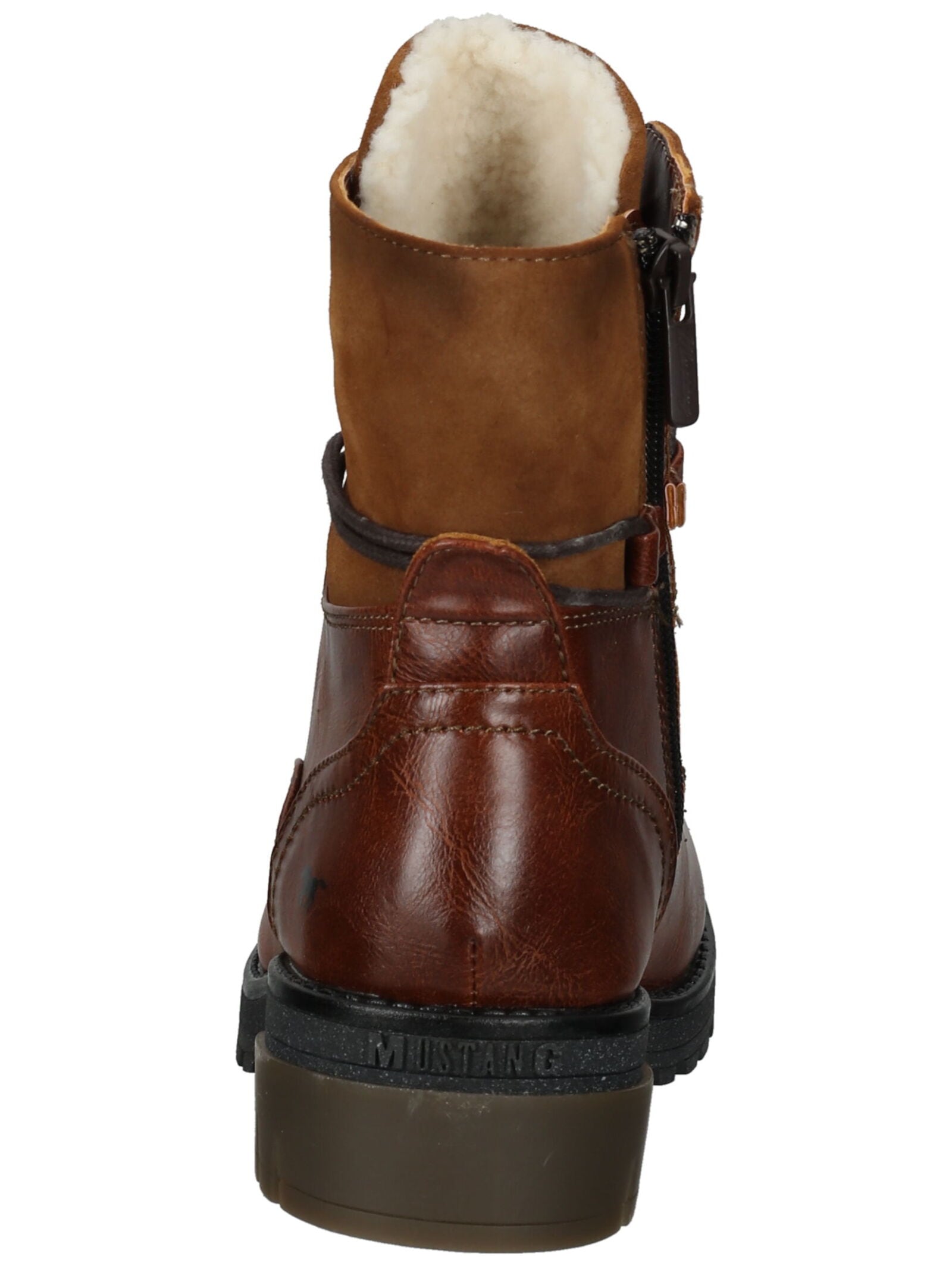 Mustang Shoes Schnürstiefelette »Mustang Shoes Stiefelette Lederimitat«