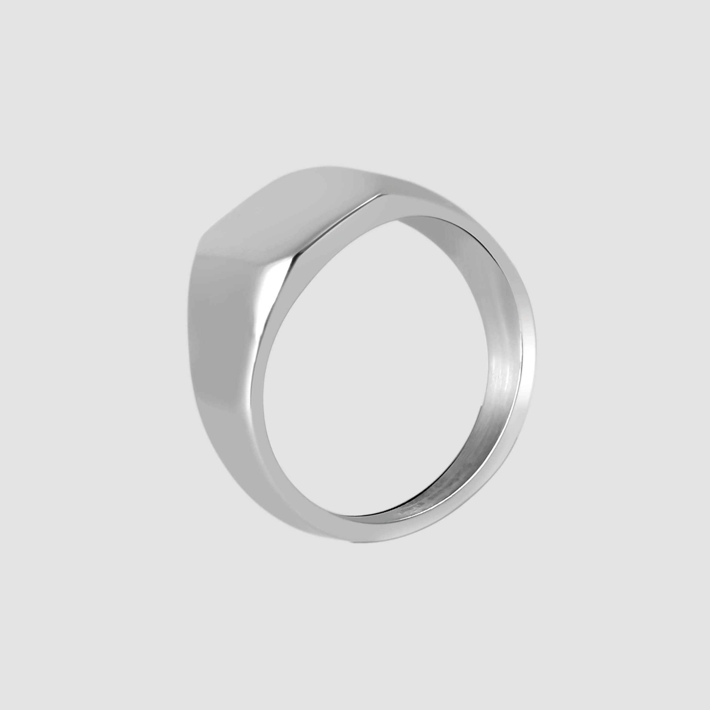 Fingerring ADELIA´S "Unisex Ring aus Edelstahl" Gr. 60, silber, Fingerringe, Herren, 60, Edelstahl, Fingerring