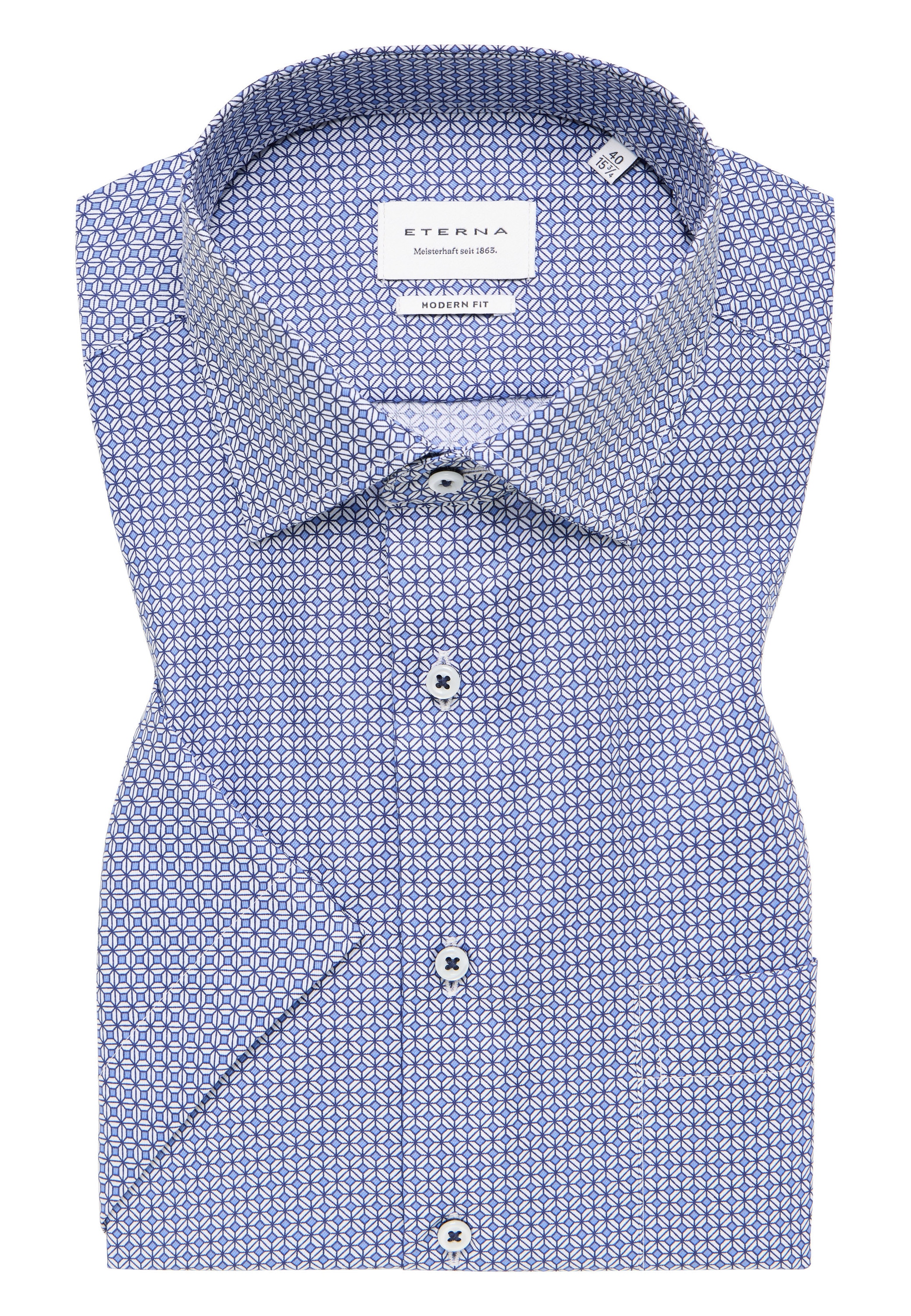 Eterna Kurzarmhemd »MODERN FIT«, NON IRON (bügelfrei)