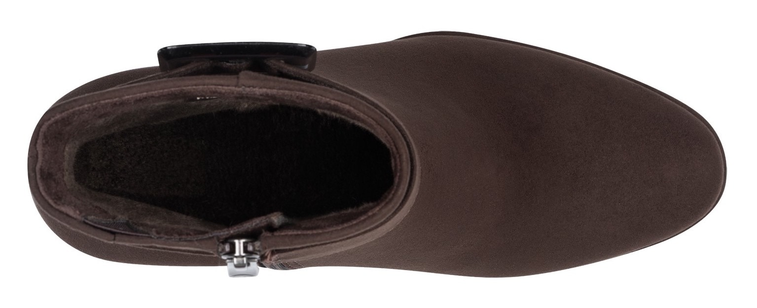 MARCO TOZZI Stiefelette  , Blockabsatz, Ankleboots mit modischer Zierschnalle