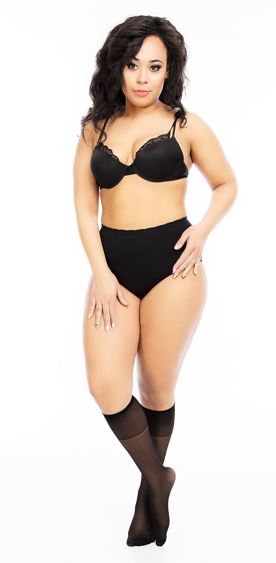 GLAMORY Feinstrümpfe »My Size« 20 DEN 1 Paar tlg. extraweit, elastisch