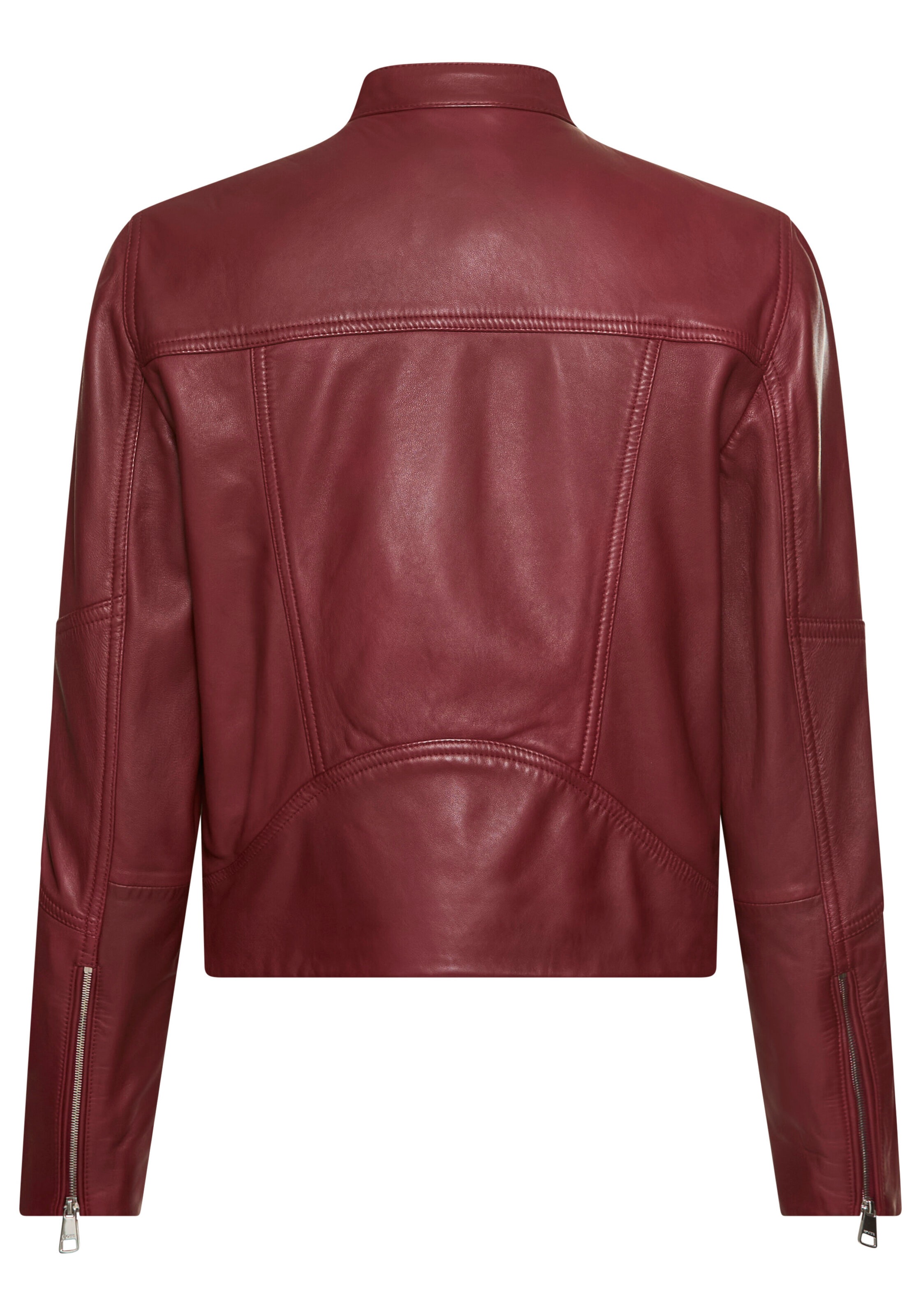 BOSS ORANGE Lederjacke "Saleste Premium Damenmode", aus fein genarbtem Lede günstig online kaufen