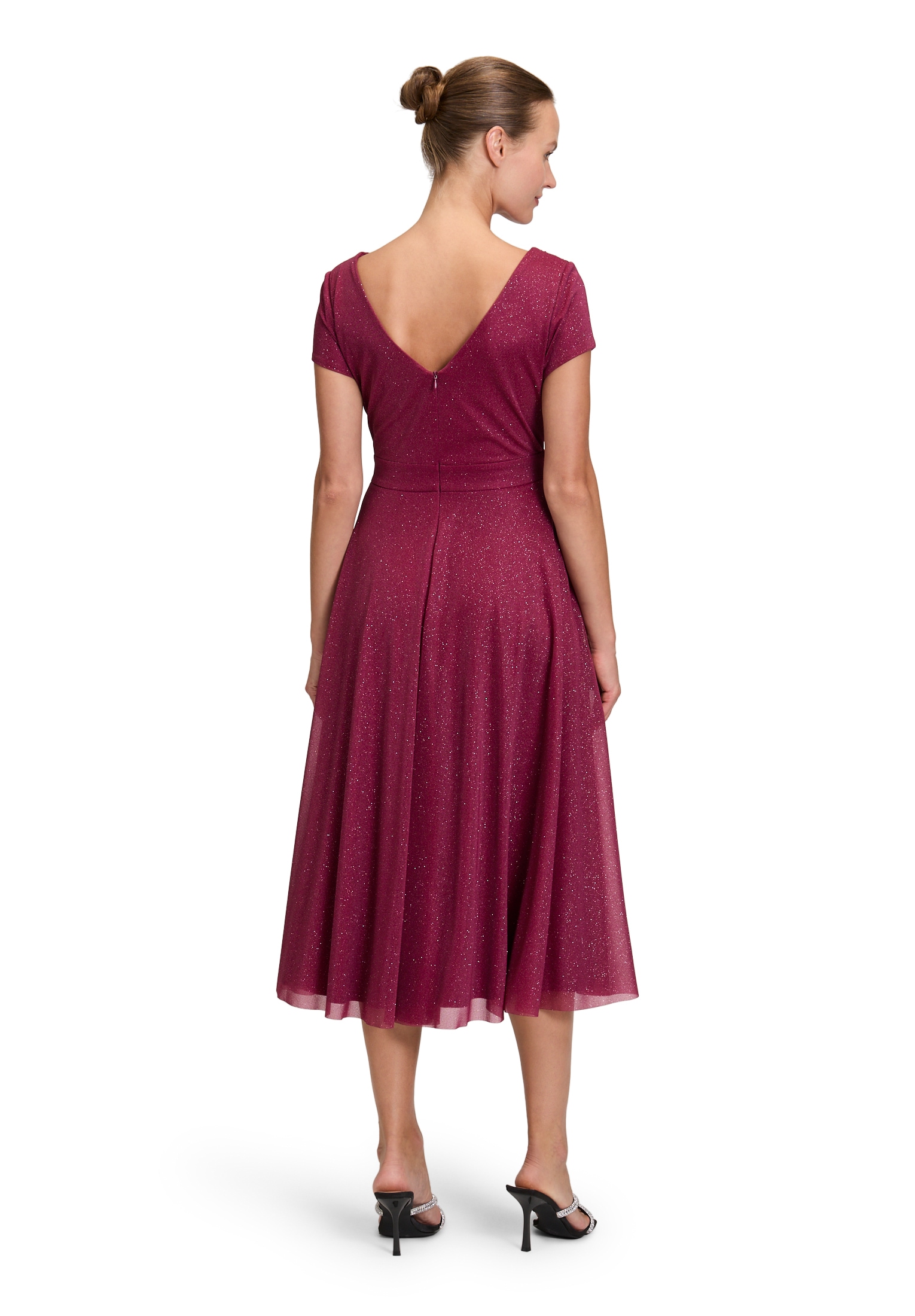 Vera Mont Cocktailkleid »Vera Mont Damen Cocktailkleid im Glitzer-Look«, Stoff