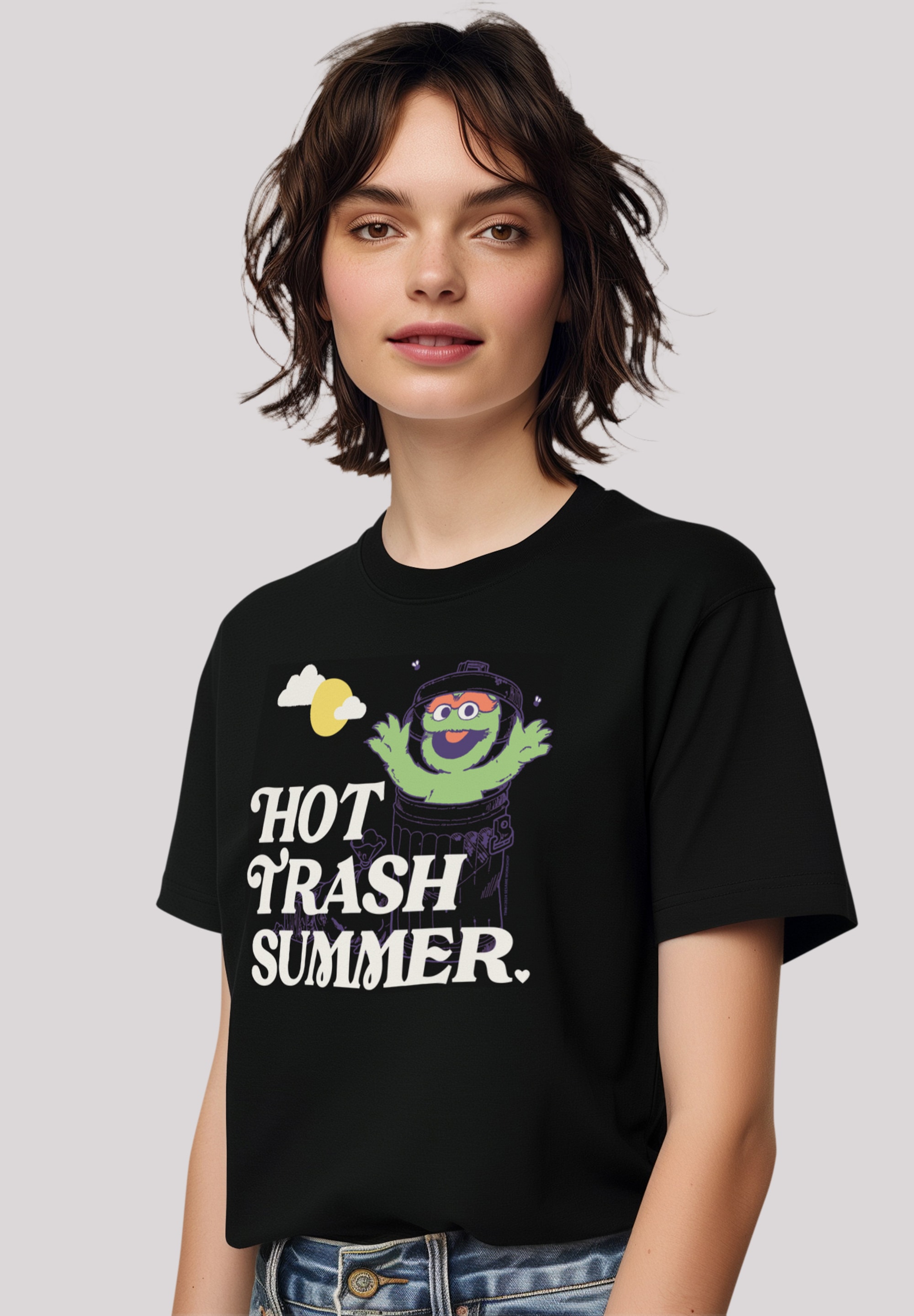 T-Shirt »Sesamstraße Hot Trash Club«, Premium Qualität,Nostalgie, Fernsehserie