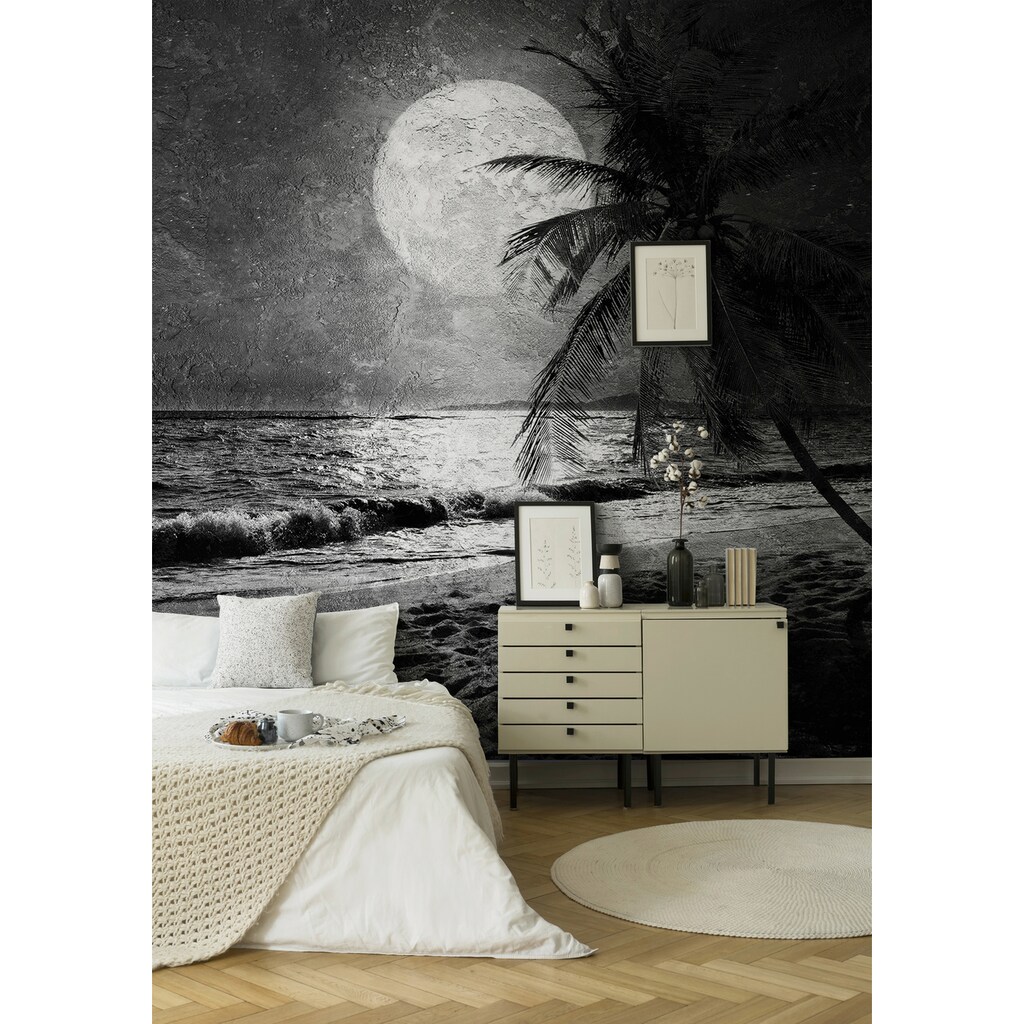 Architects Paper Fototapete »Atelier 47 Beach at Night 3«, Strand-Meer