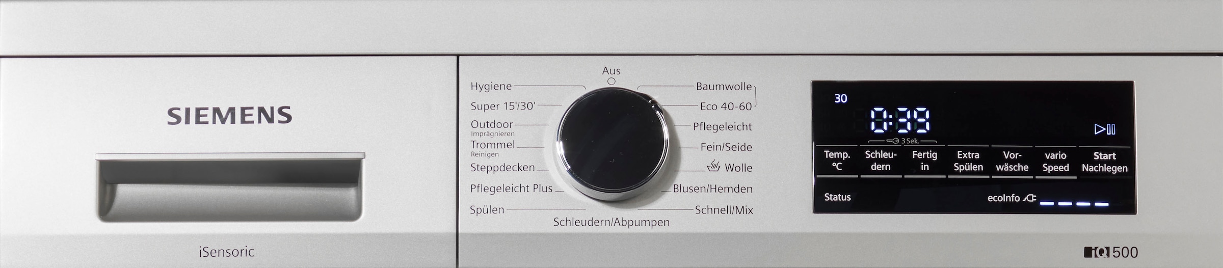 SIEMENS Waschmaschine »WU14UTS9«, WU14UTS9, 9 kg, 1400 U/min auf Raten |  BAUR