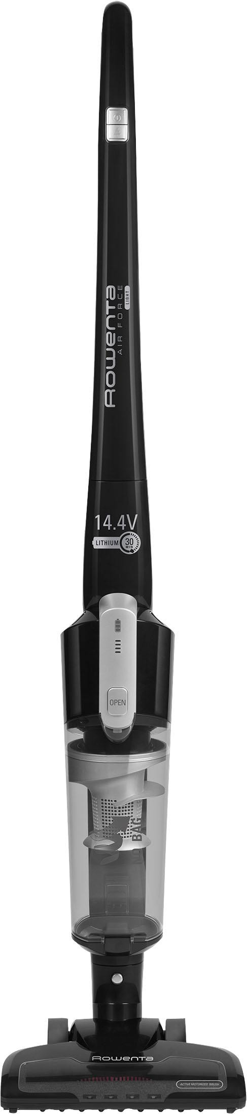 Rowenta Akku-Stielstaubsauger »Air Force Light, kabellos, LED- Beleuchtung, 30 Min, Betriebsdauer,«, 2,3 kg, beutellos, 14,4 Volt, leichtes und kompaktes Design, RH6545