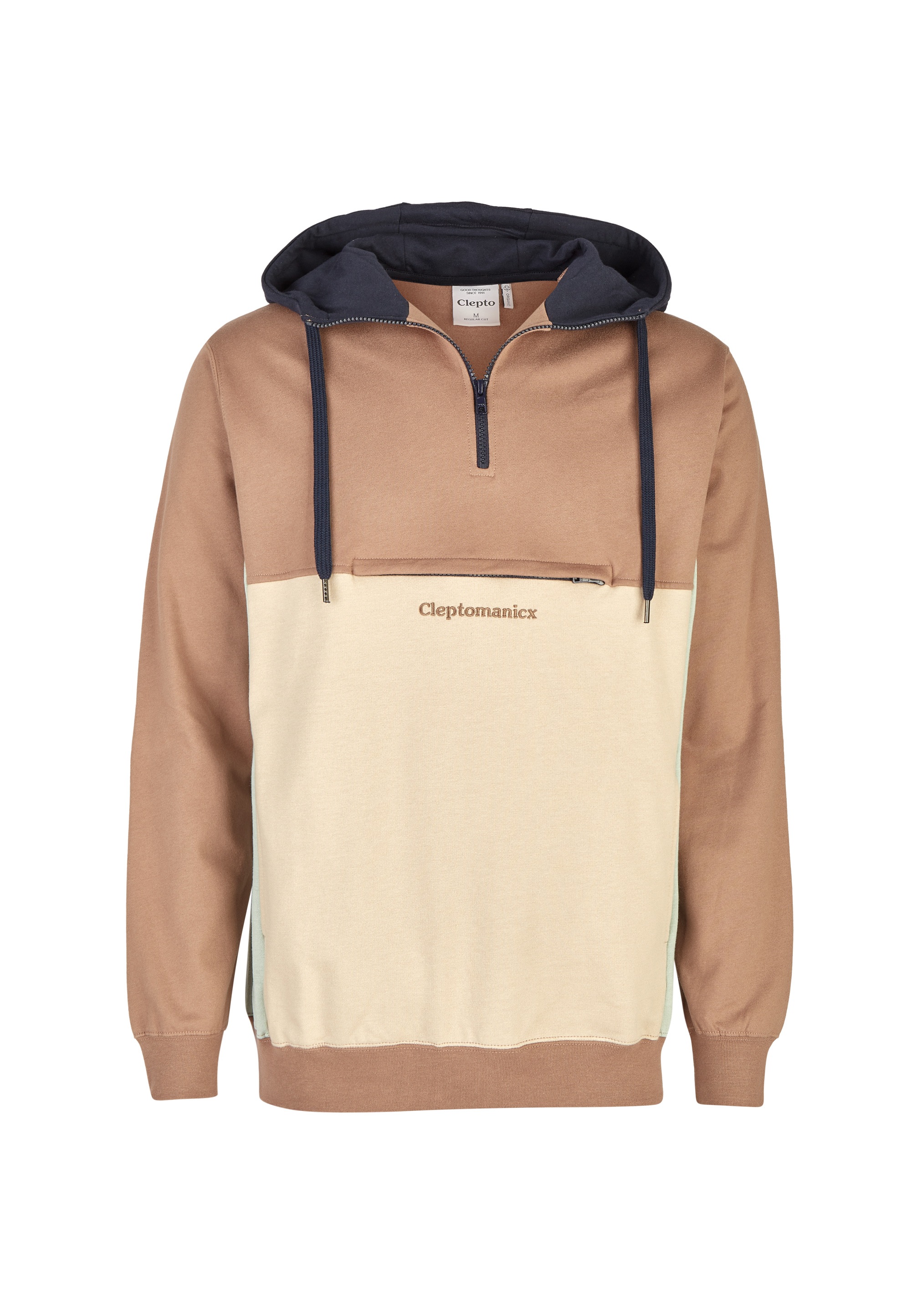 Cleptomanicx Kapuzensweatshirt »Hooded Block«, im lässigen Color-Blocking-Stil