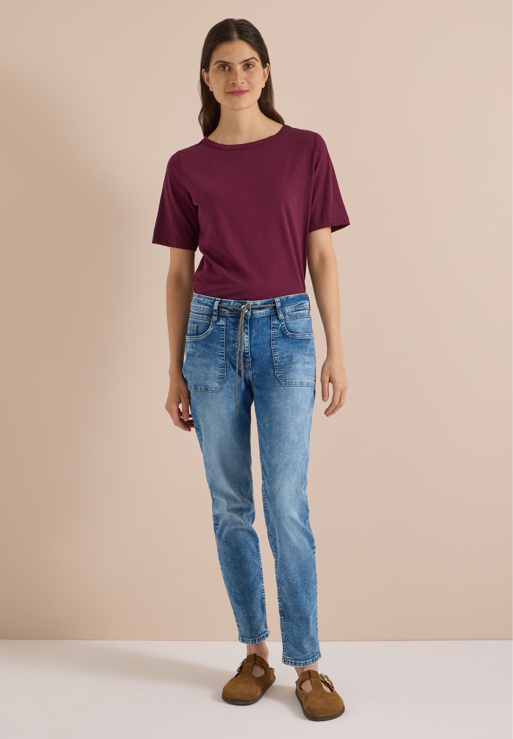 Cecil Comfort-fit-Jeans Middle Waist