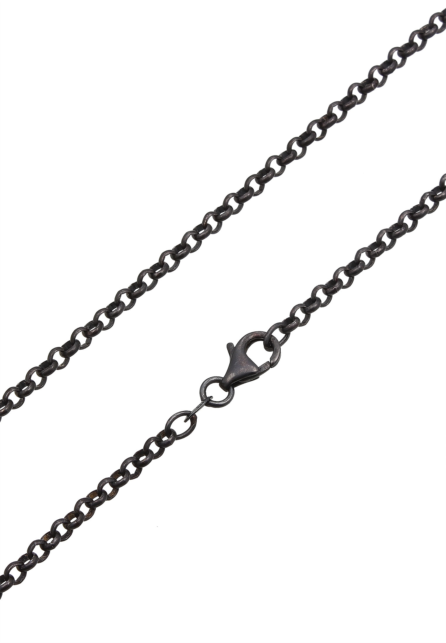 Kuzzoi Kette mit Anhänger »Flügel Zirkonia Schwarz 925 Sterling Silber«