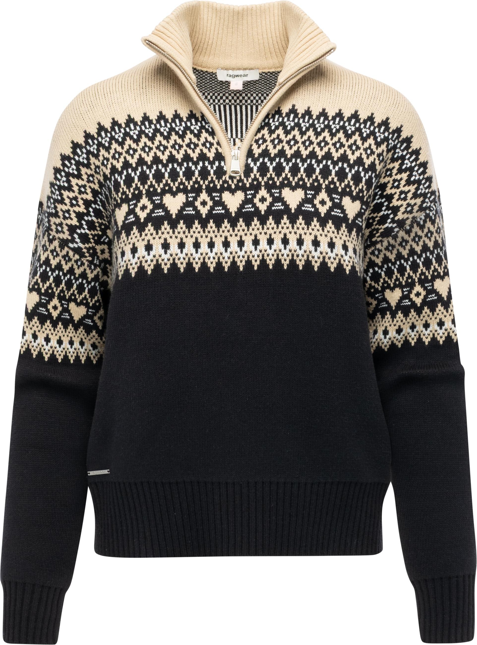 Ragwear Norwegerpullover "Norwie" Norweger Damen Strickpullover Troyer mit günstig online kaufen