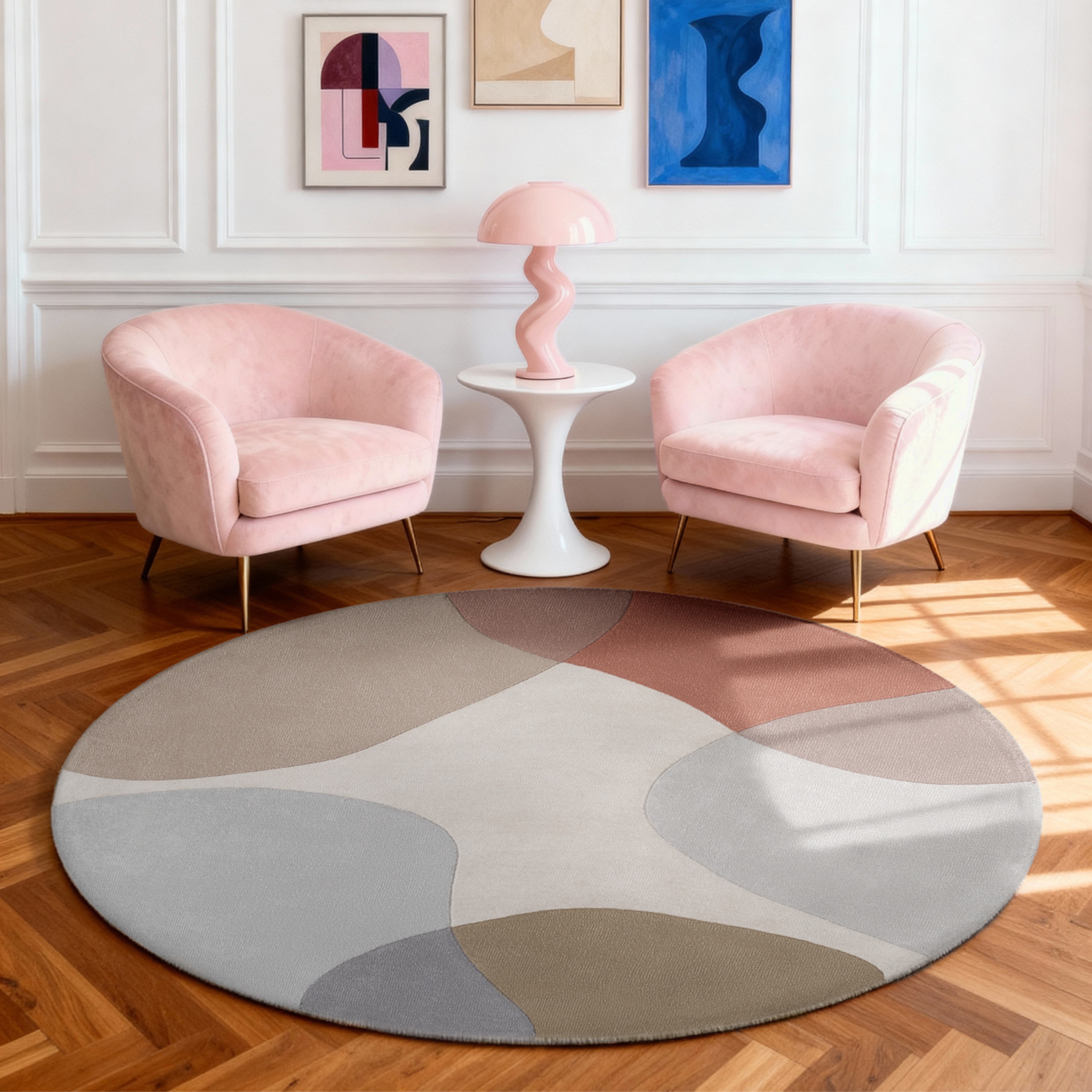 Ted Baker Wollteppich "Clarissa, auch in rund" 11 mm Höhe Wolle, Abstrakt, Natur, Wohnzimmer, Schlafzimmer, Modern, Geometrisch
