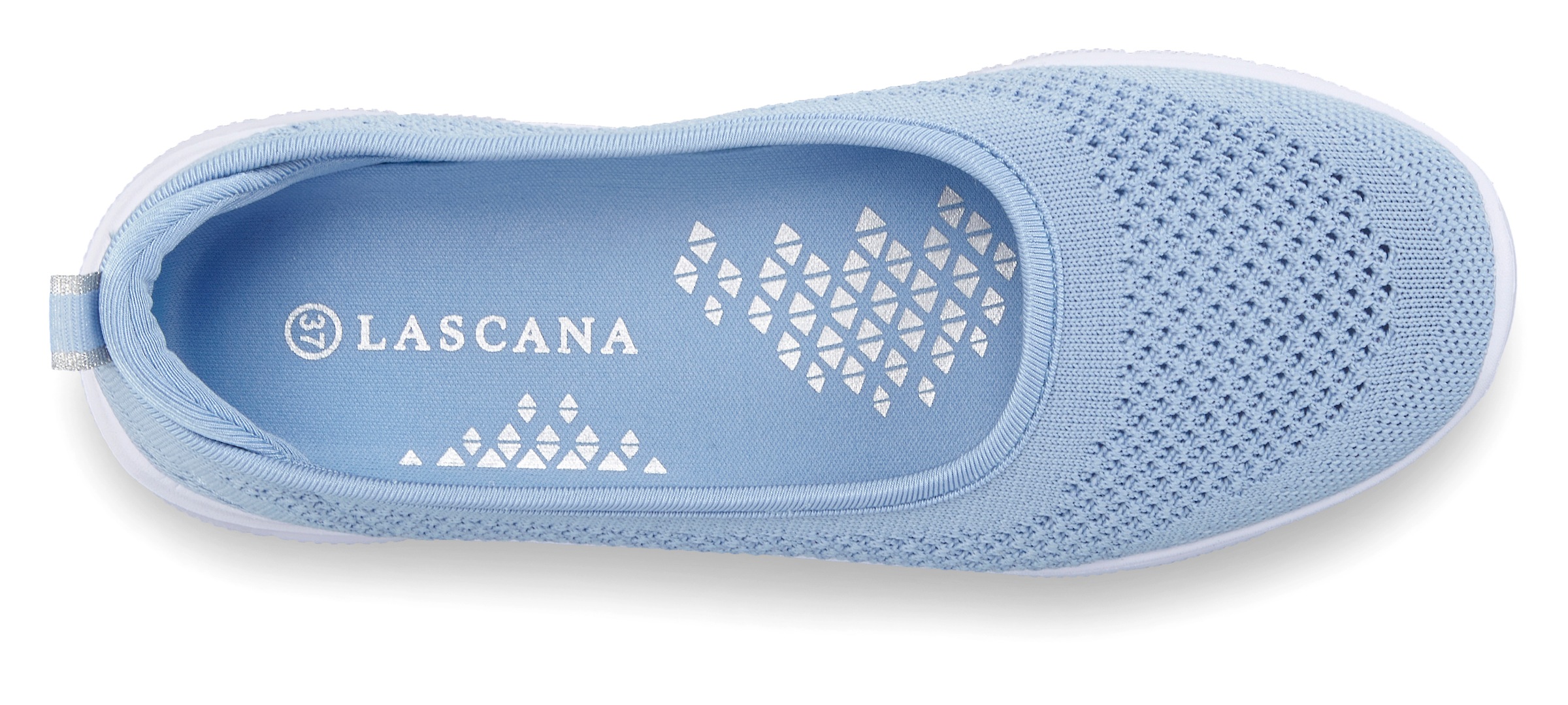 LASCANA Slip-On Sneaker Ballerina Light Blue 44 2