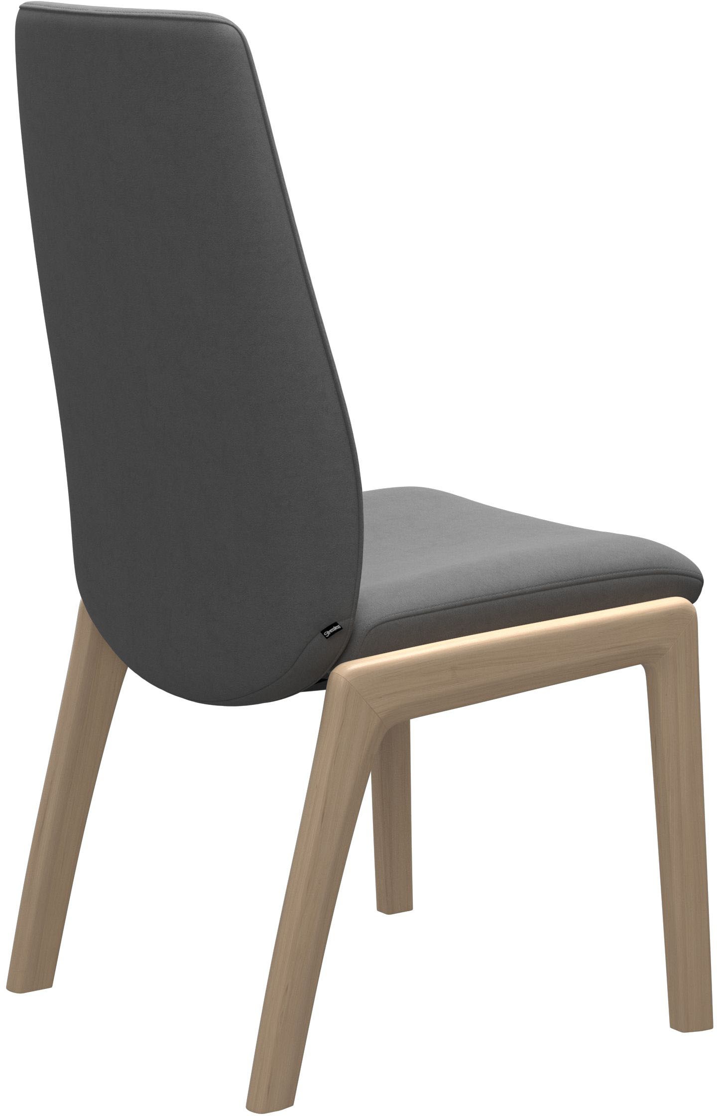 Stressless® Polsterstuhl »Laurel«, Microfaser DINAMICA, High Back, Größe L, mit abgerundeten Beinen in Eiche natur