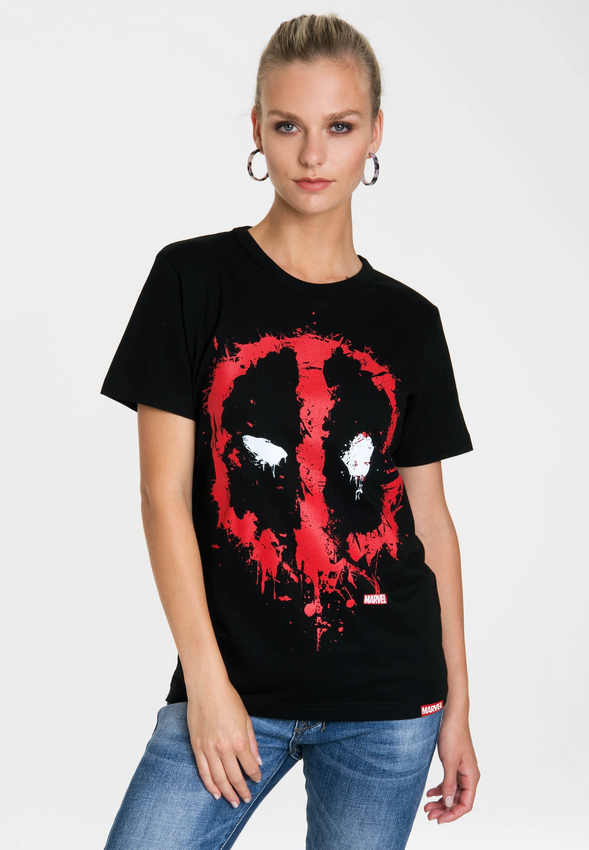 LOGOSHIRT T-Shirt »Marvel Comics - Deadpool«, mit lizenziertem Print