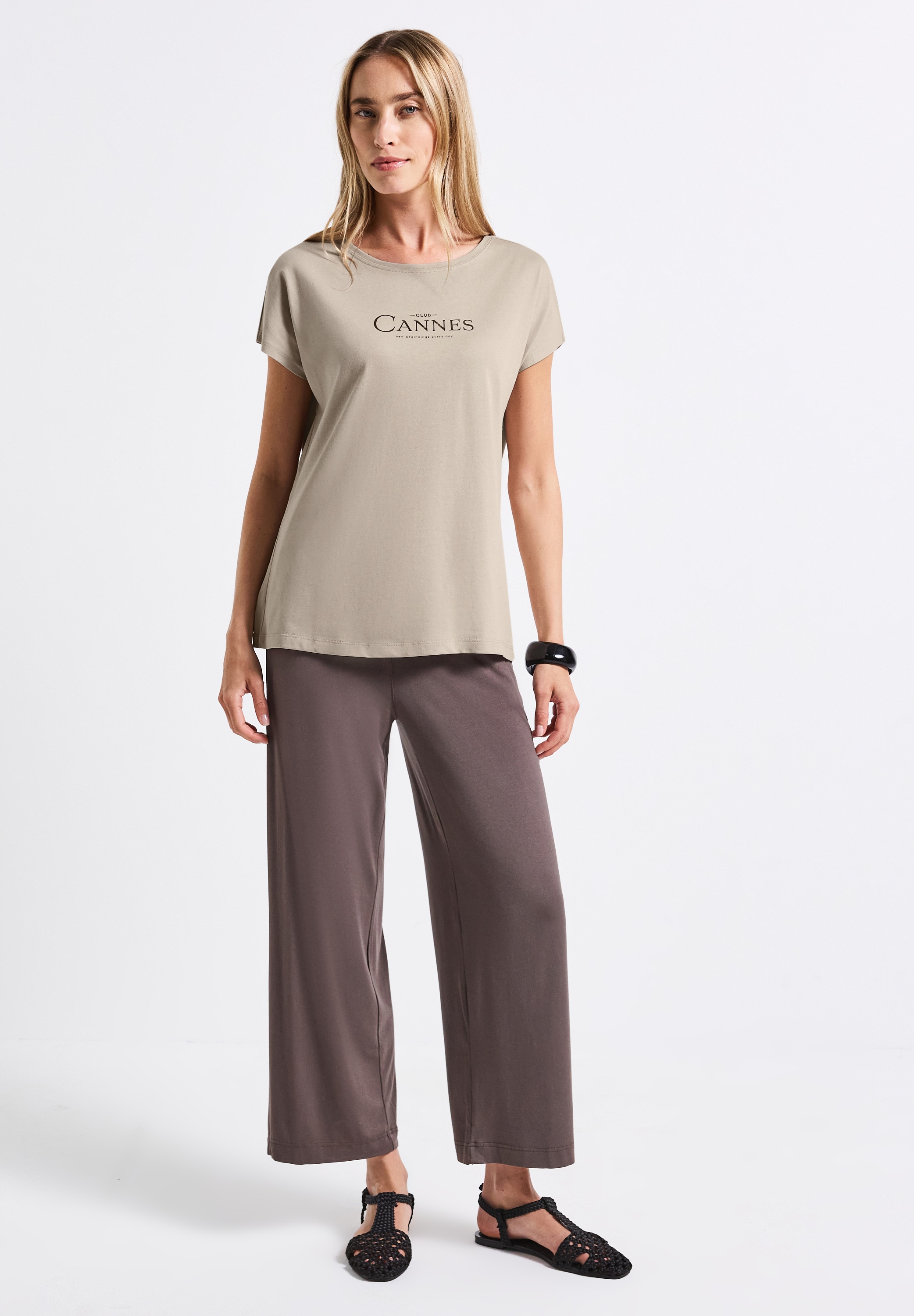 STREET ONE T-Shirt, im soften Baumwoll-Mix