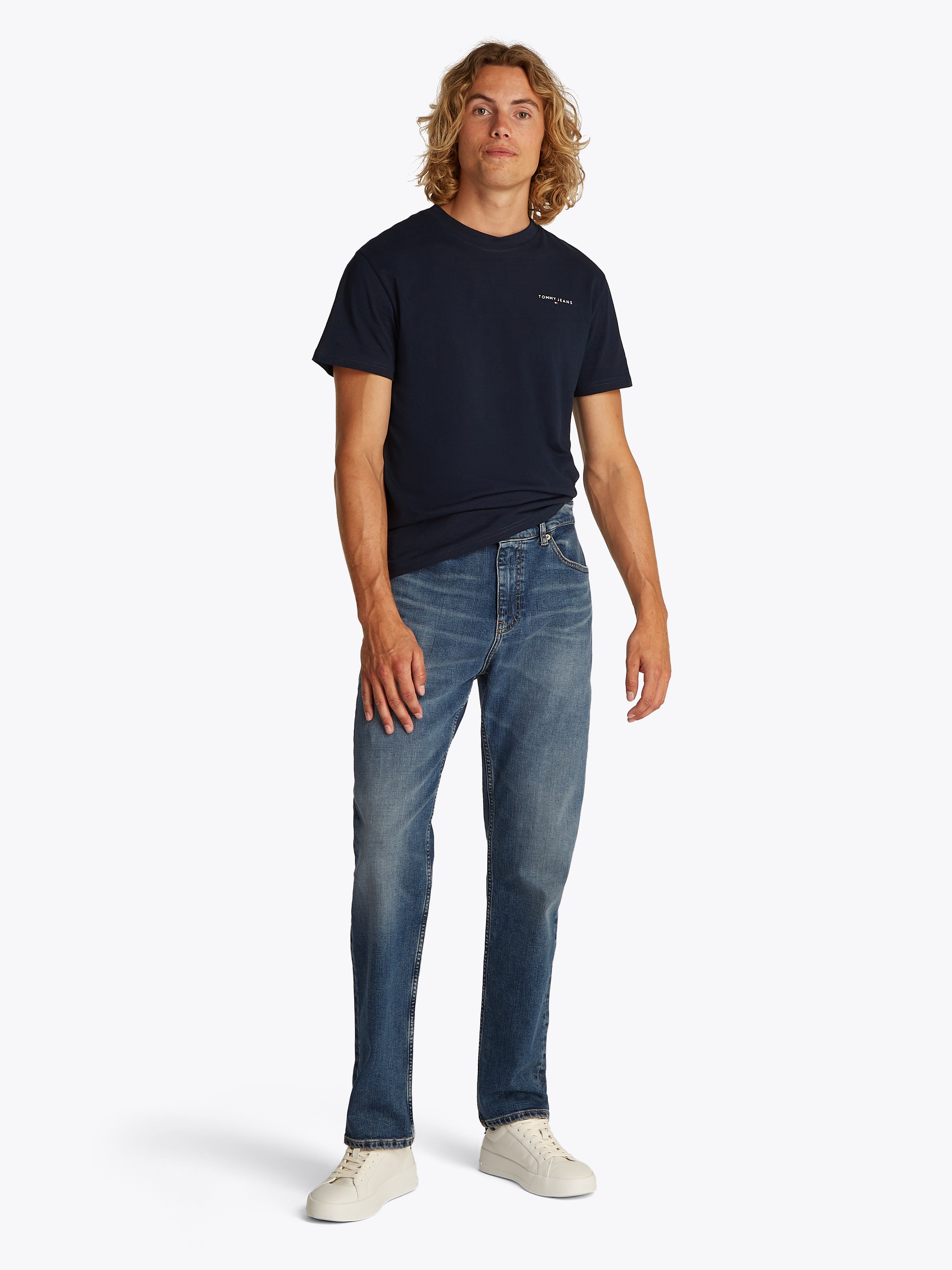 Tommy Jeans Slim-fit-Jeans »RYAN SLIM STRAIGHT«, mit Logoprägung