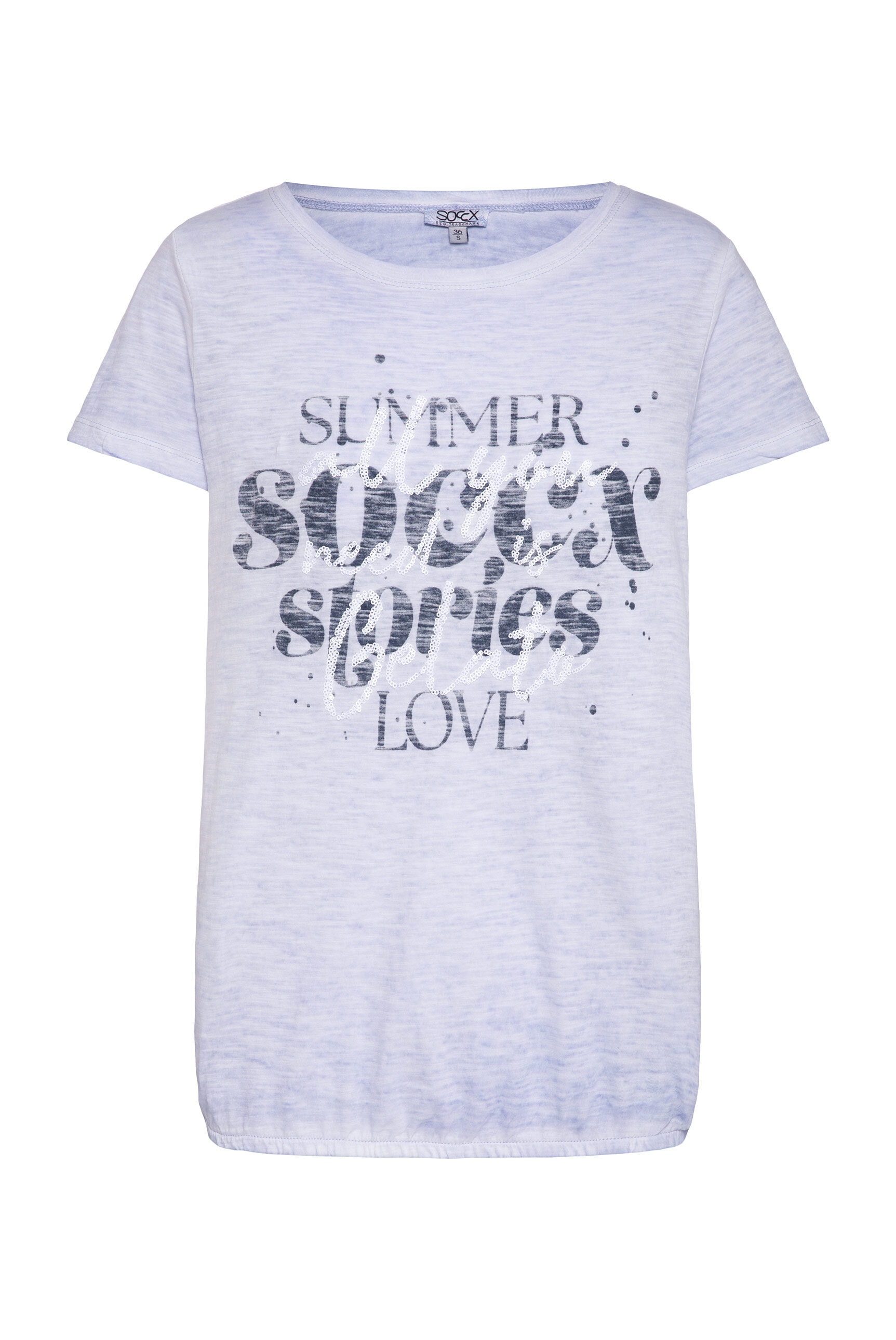 SOCCX Rundhalsshirt, aus Baumwolle