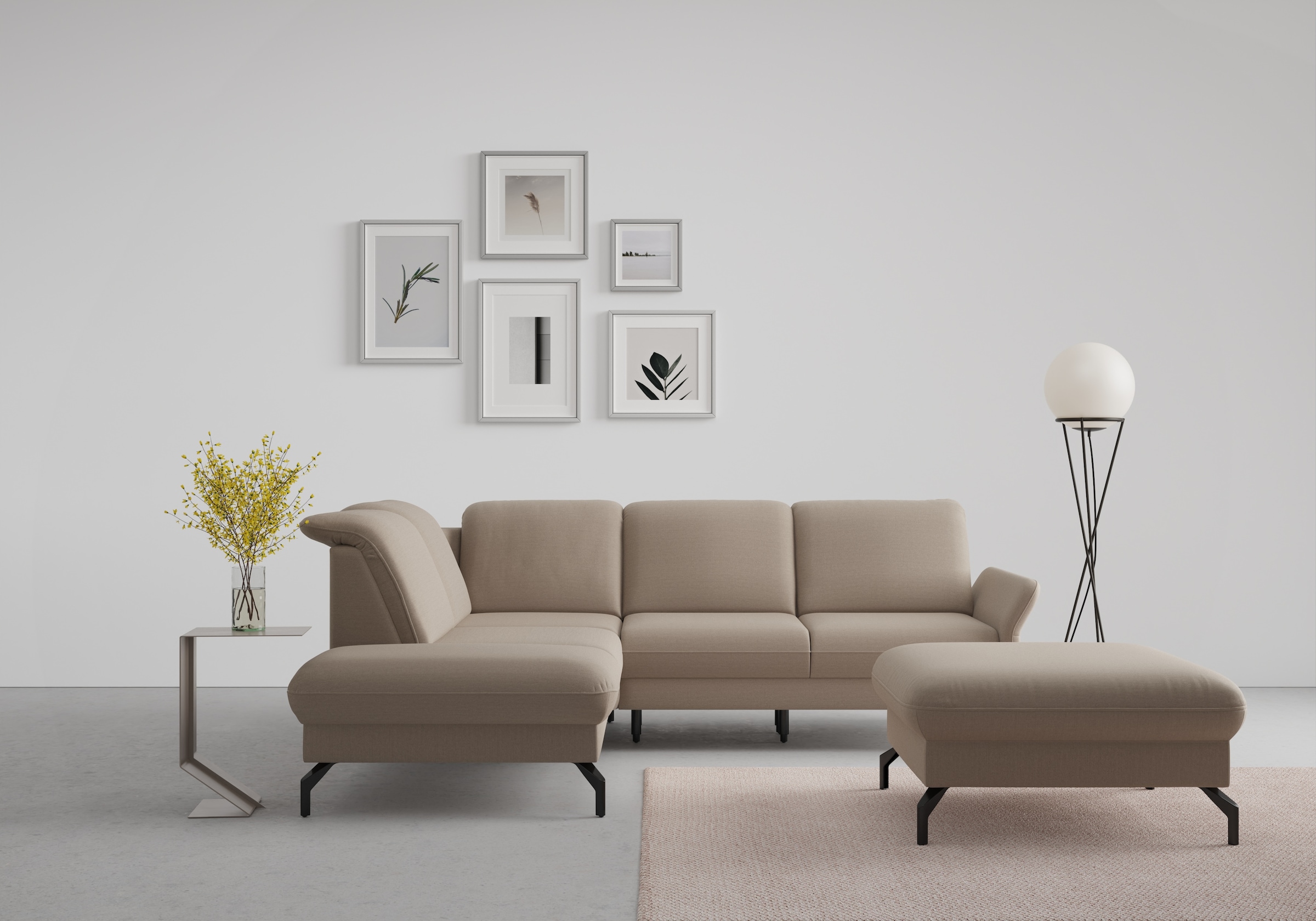 sit&more Ecksofa "Fashion L-Form", wahlweise mit Kopfteilverstellung und Vo günstig online kaufen