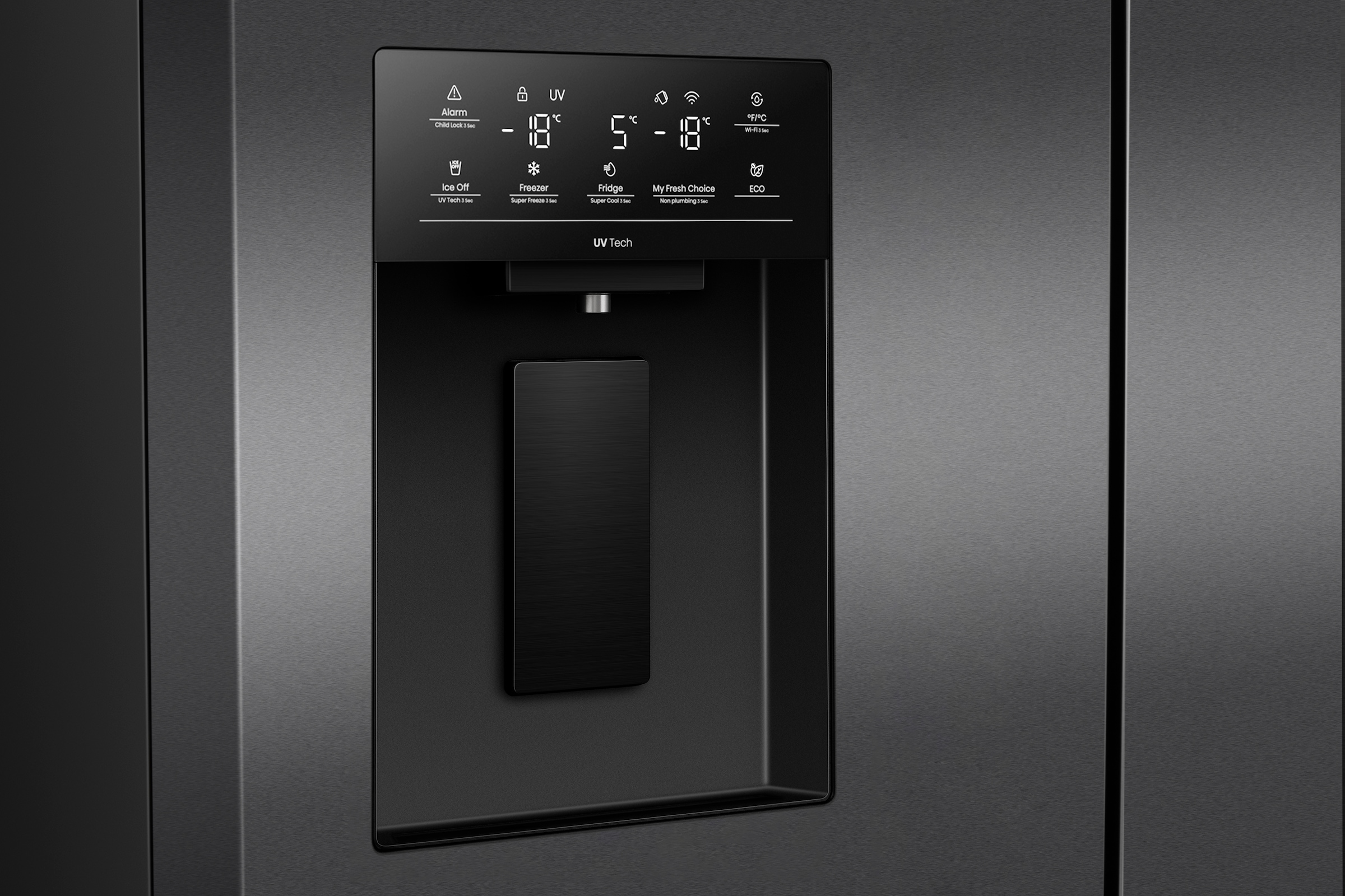 Hisense Multi Door »RQ5P640SYKD« 179 cm hoch 91 cm breit DualTech-Kühlsystem, MetalCooling, Wasser-/Eisspender