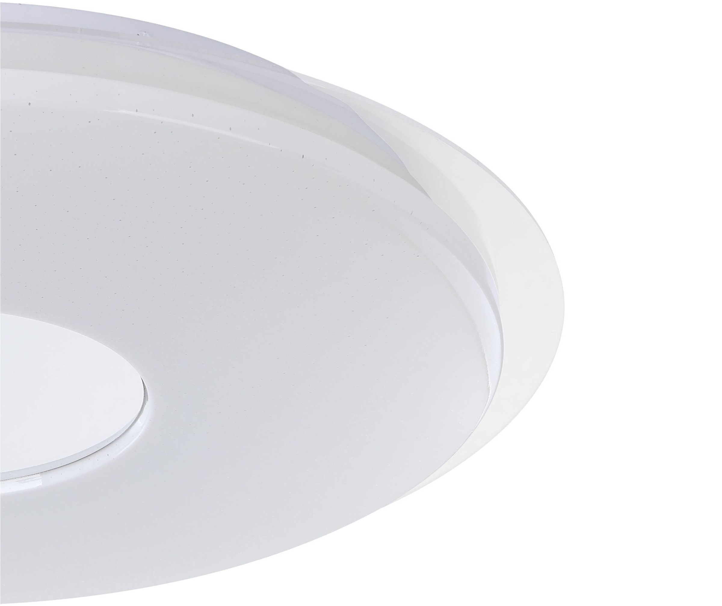 EGLO LED-Deckenleuchte »LANCIANO-Z« in weiß und transparent aus Stahl / inkl. LED fest integriert - 4 x 11,2 Watt
