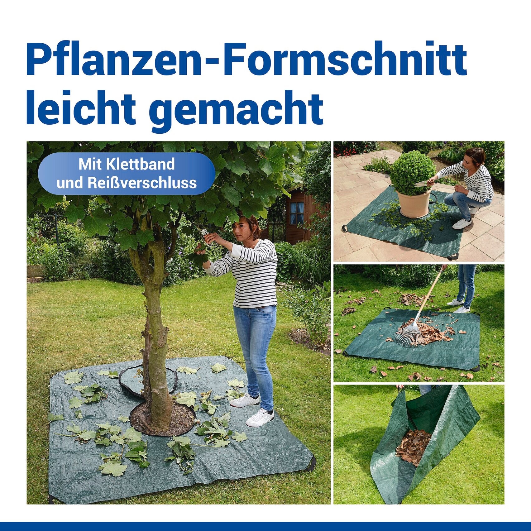 WENKO Schutzplane »Profi« für Balkon und Garten, 145x145 cm