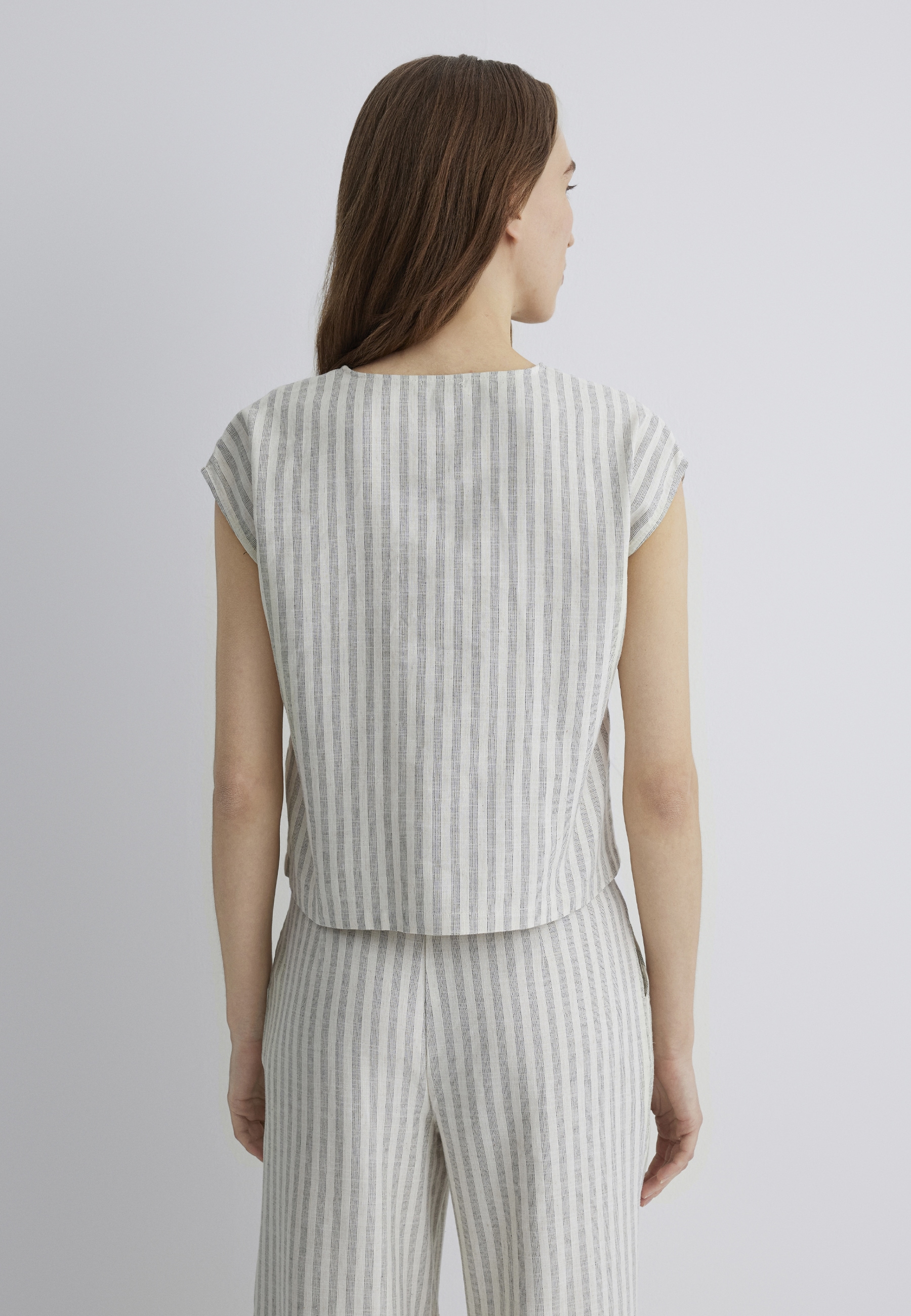 Mavi Langarmbluse »SHORT SLEEVE SHIRT«, Bluse ärmellos