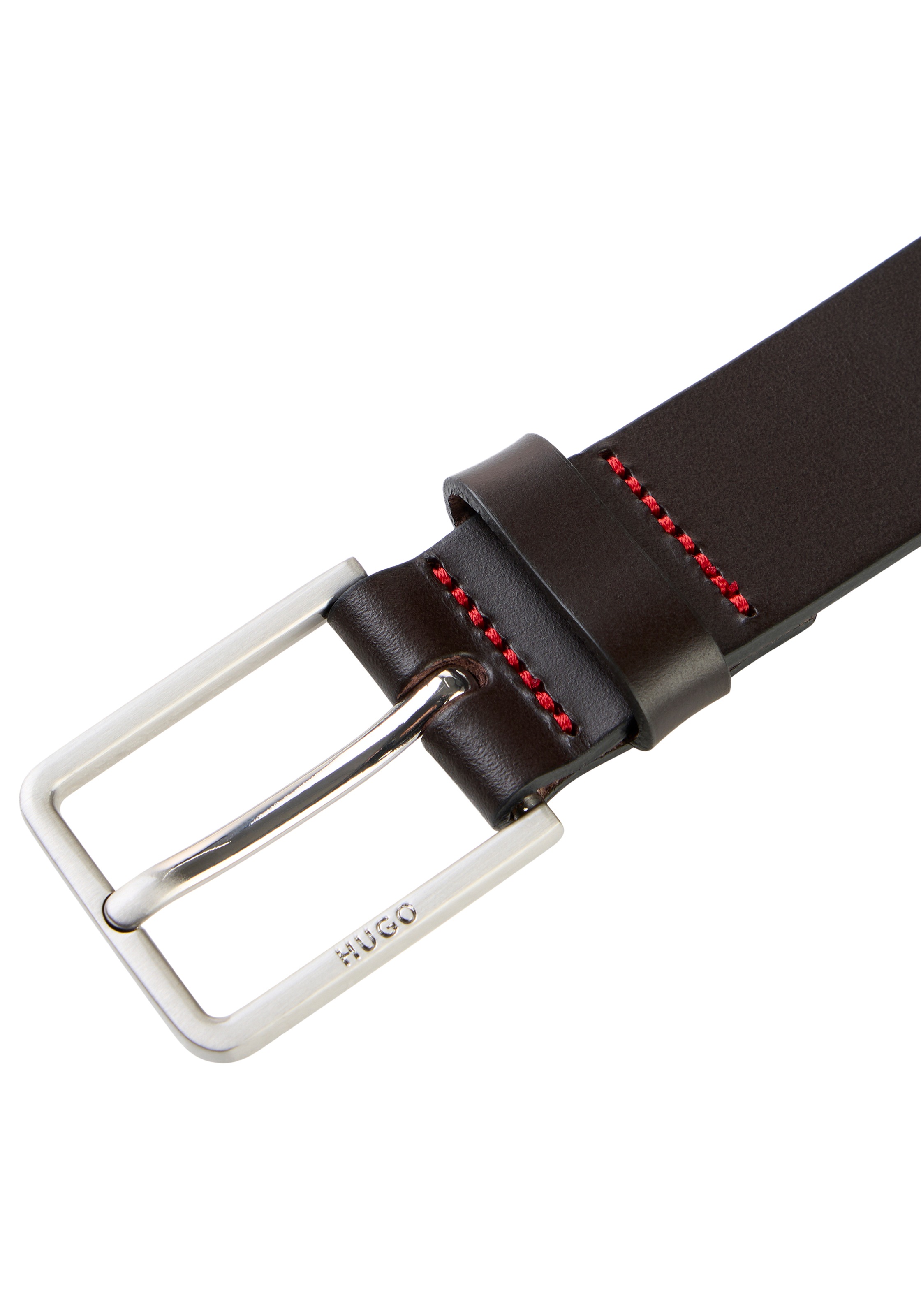 HUGO Ledergürtel "Gael Sz30" mit Logoprägung günstig online kaufen