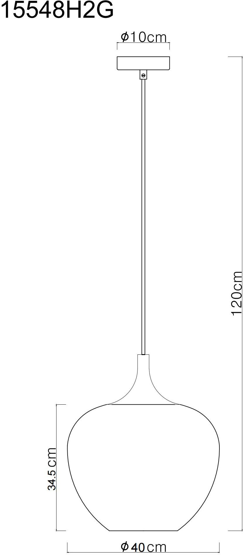 GLOBO LIGHTING Hängeleuchte »MAXY«, Leuchtmittel E27 | ohne Leuchtmittel, Hängelampe/Pendell./Glas kupferfarben/klar verlaufend/Höhe kürzbar