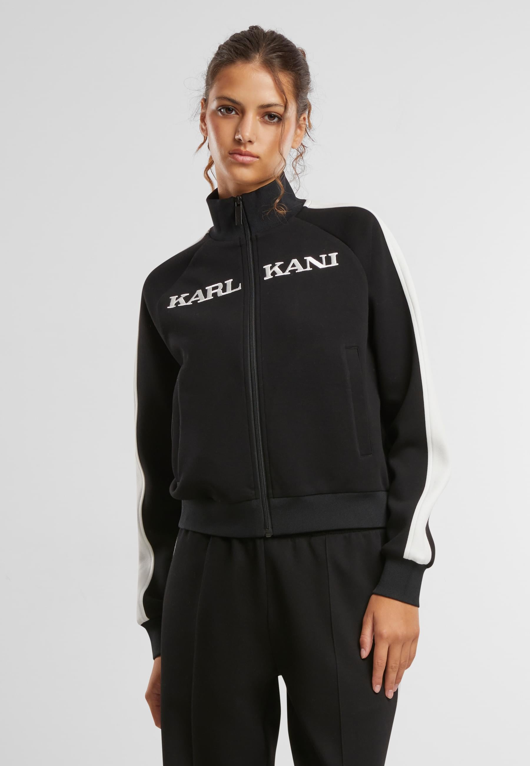 Karl Kani Trainingsjacke »Karl Kani Kk Retro Sidestripe Trackjacket«, (1 St.), ohne Kapuze